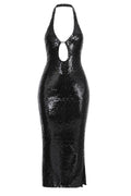 16 Arlington Sola Sequin-Embelished Midi Dress Size 6 UK