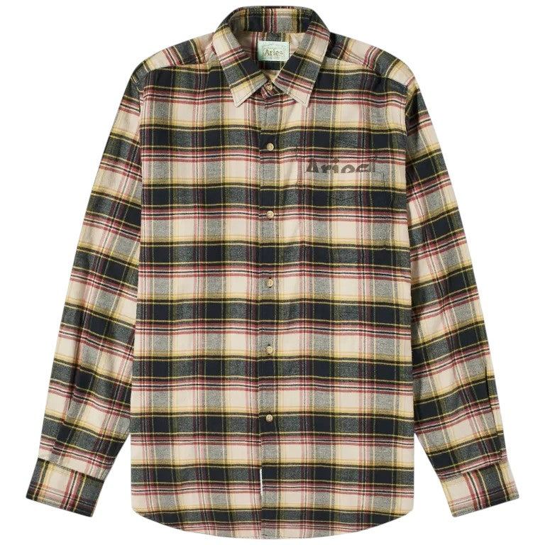 Aries Plaid Flannel Shirt Size XS