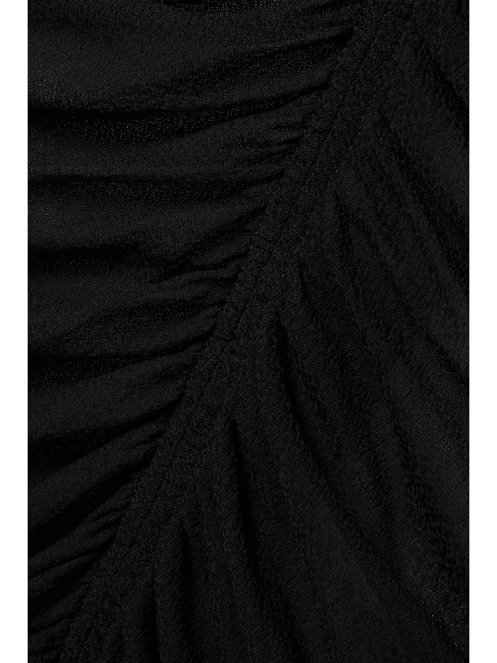 Givenchy Cutout ruched stretch-crepe turtleneck gown Size 12UK