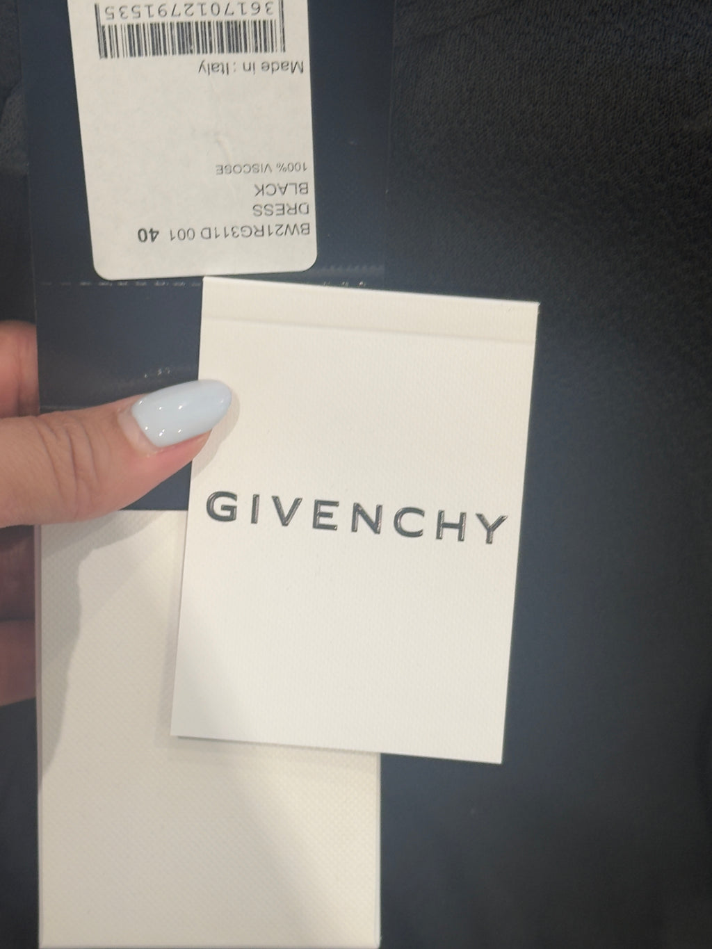 Givenchy Cutout ruched stretch-crepe turtleneck gown Size 12UK