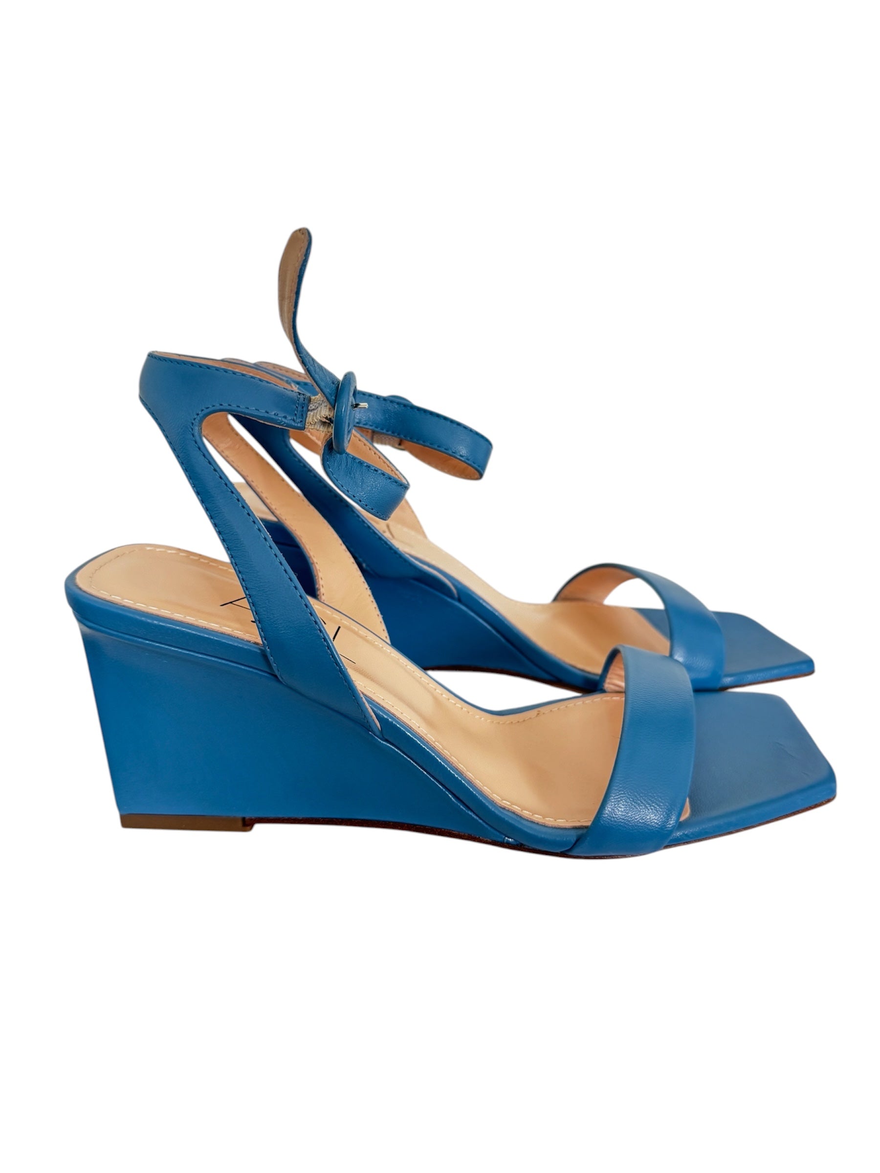 AGL Leather Wedge Sandals Size 5UK