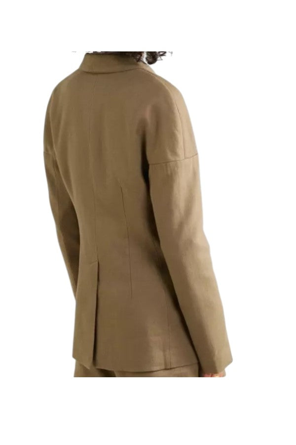 Tibi Linen-Blend Twill Blazer Size 4-8 UK