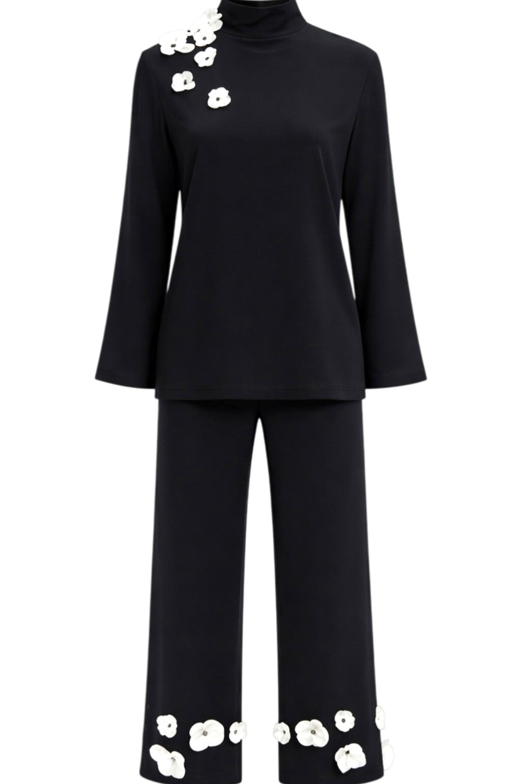 Sleeper The Bloom Tie Silk Pyjamas Black Size S