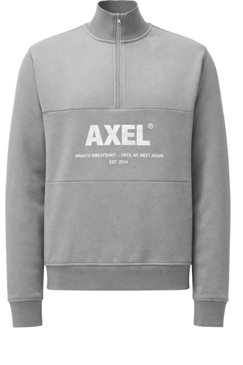 Axel Arigato Adios Halfzip Sweatshirt Grey Size XS
