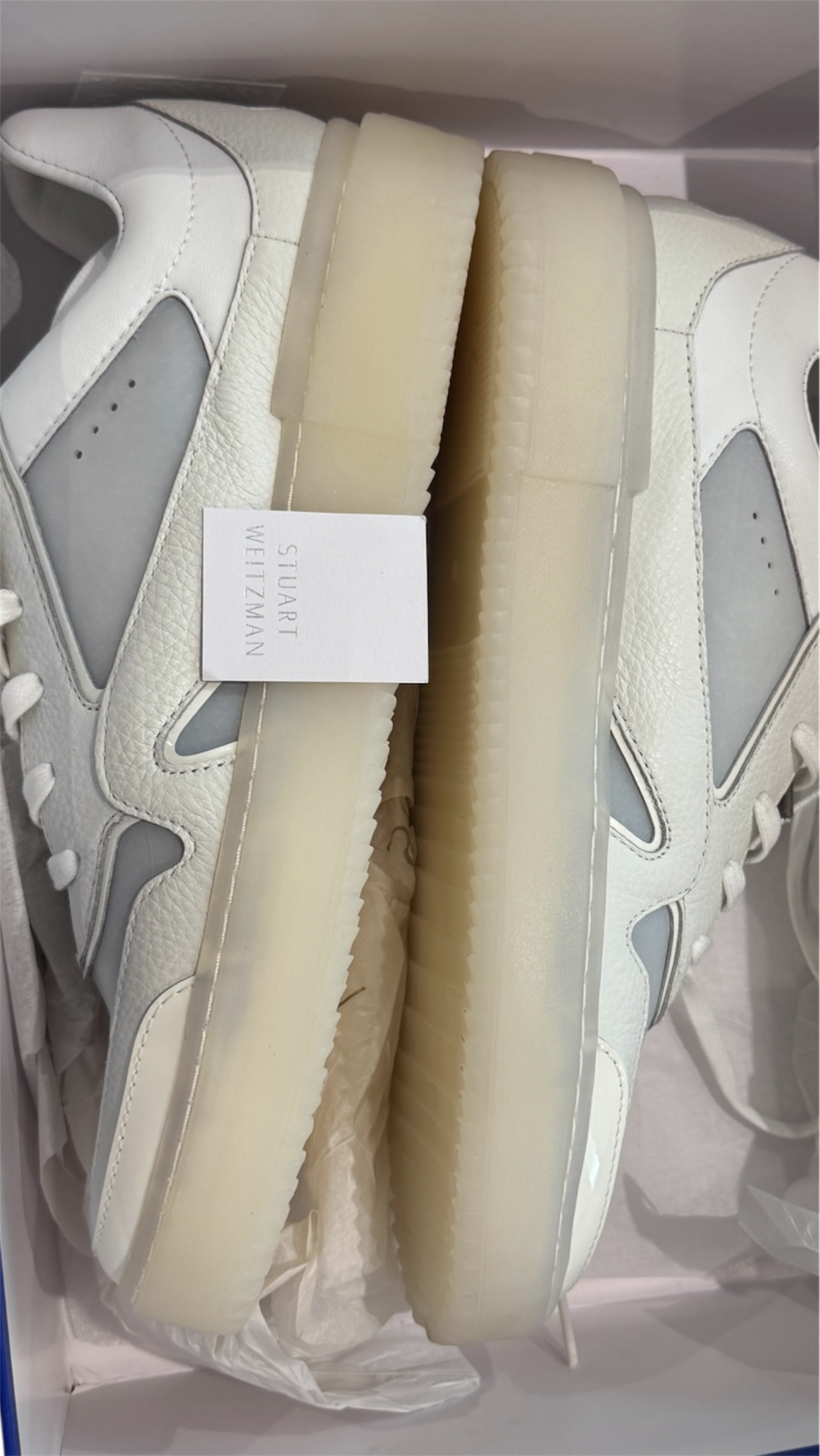 Stuart Weitzman Sneakers White Size 10-10.5 UK