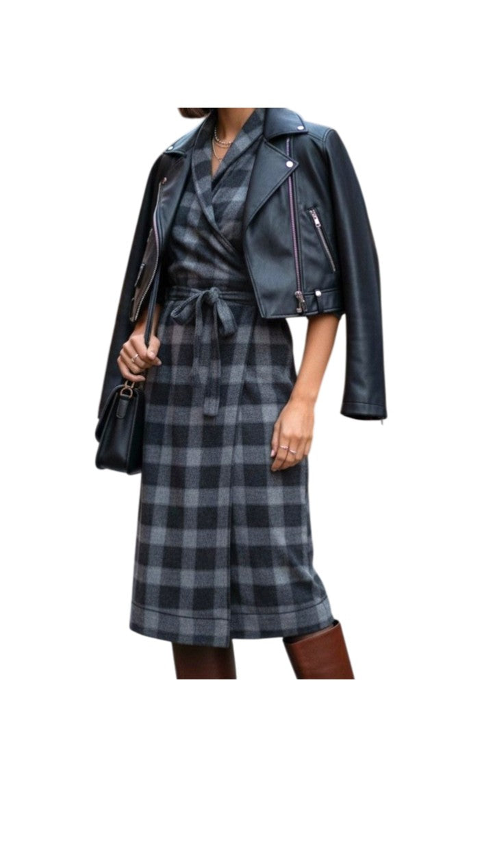 American Vintage Dukecastle Wrap Around Dress Size 10 UK
