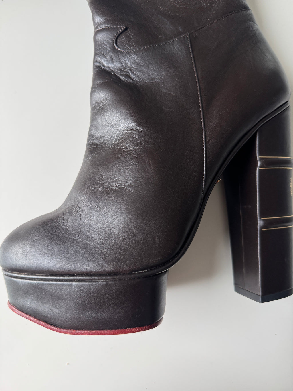Charlotte Olympia Over the Knee Boots Size 38.5