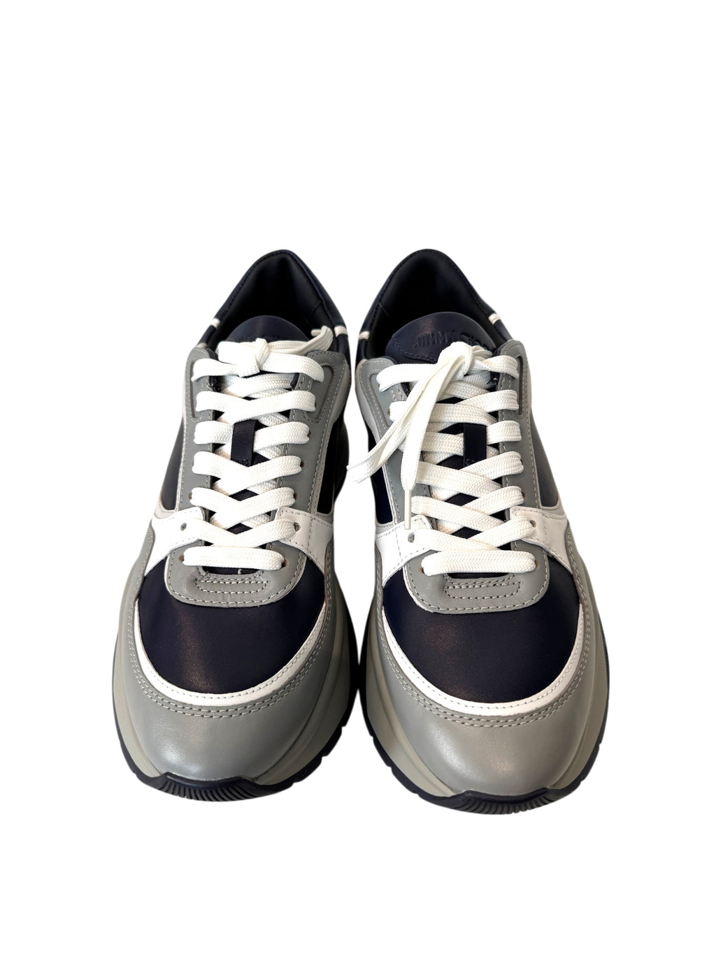 JimmyChoo Chunky CHOO Trainers in Navy Blue and Grey Size 9.5 UK