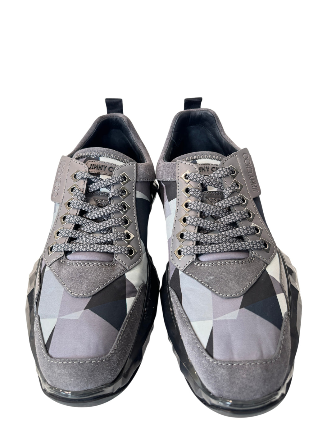 Jimmy Choo Diamond Sneaker Blue/Silver Size 8 UK