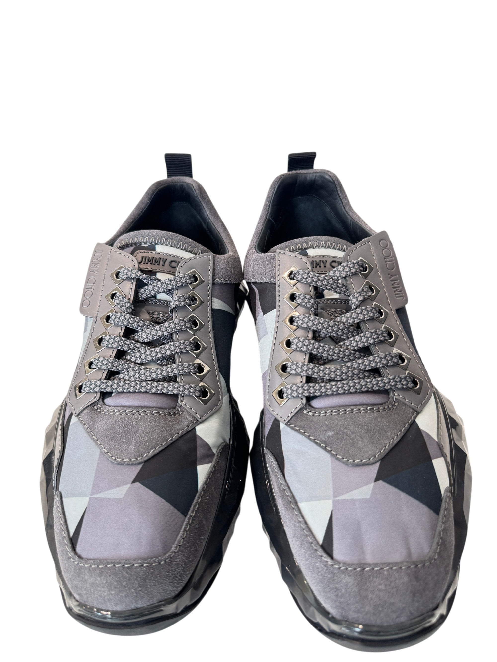 Jimmy Choo Diamond Sneaker Blue/Silver Size 8 UK
