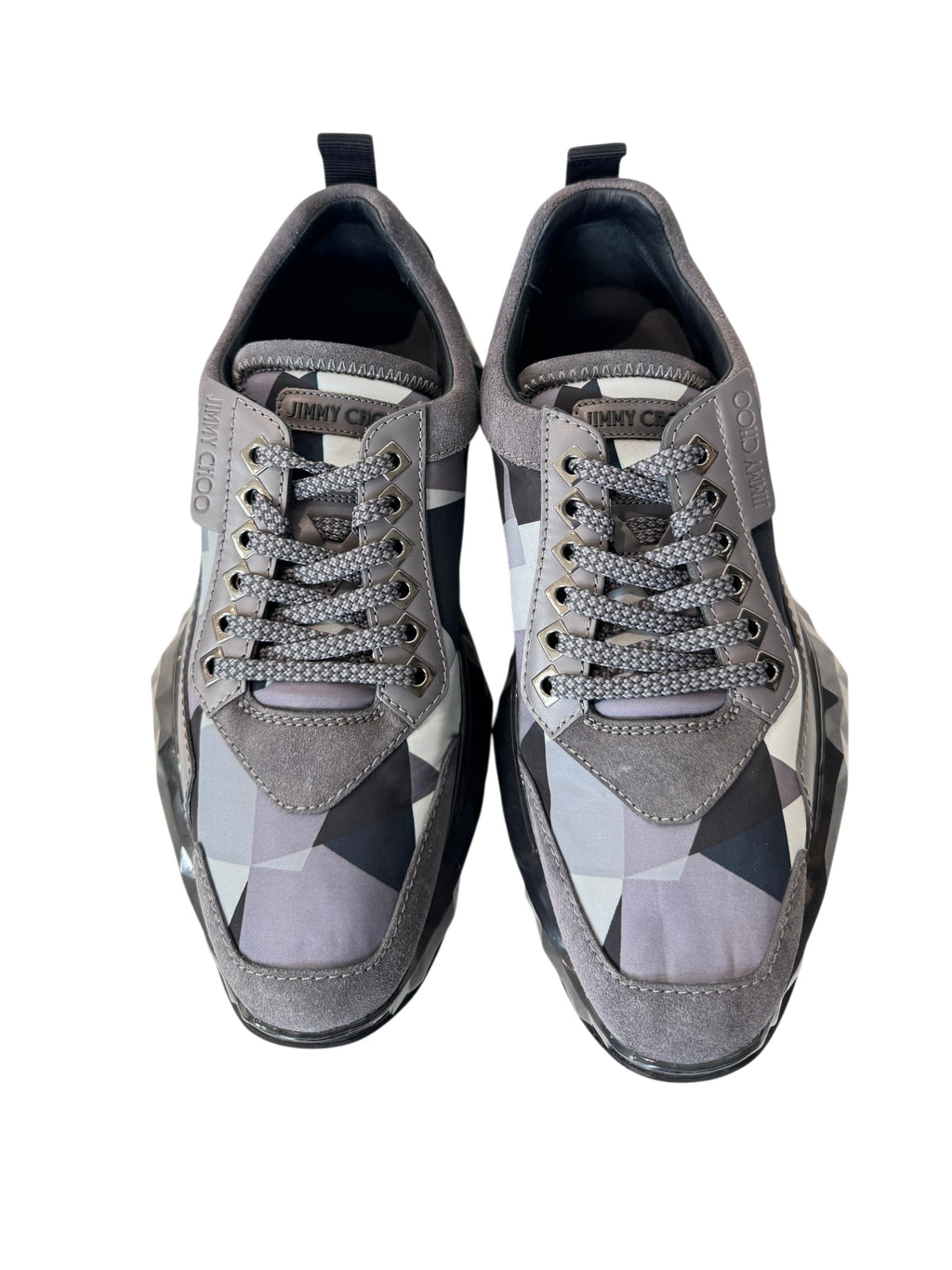 Jimmy Choo Diamond Sneaker Blue/Silver Size 8 UK