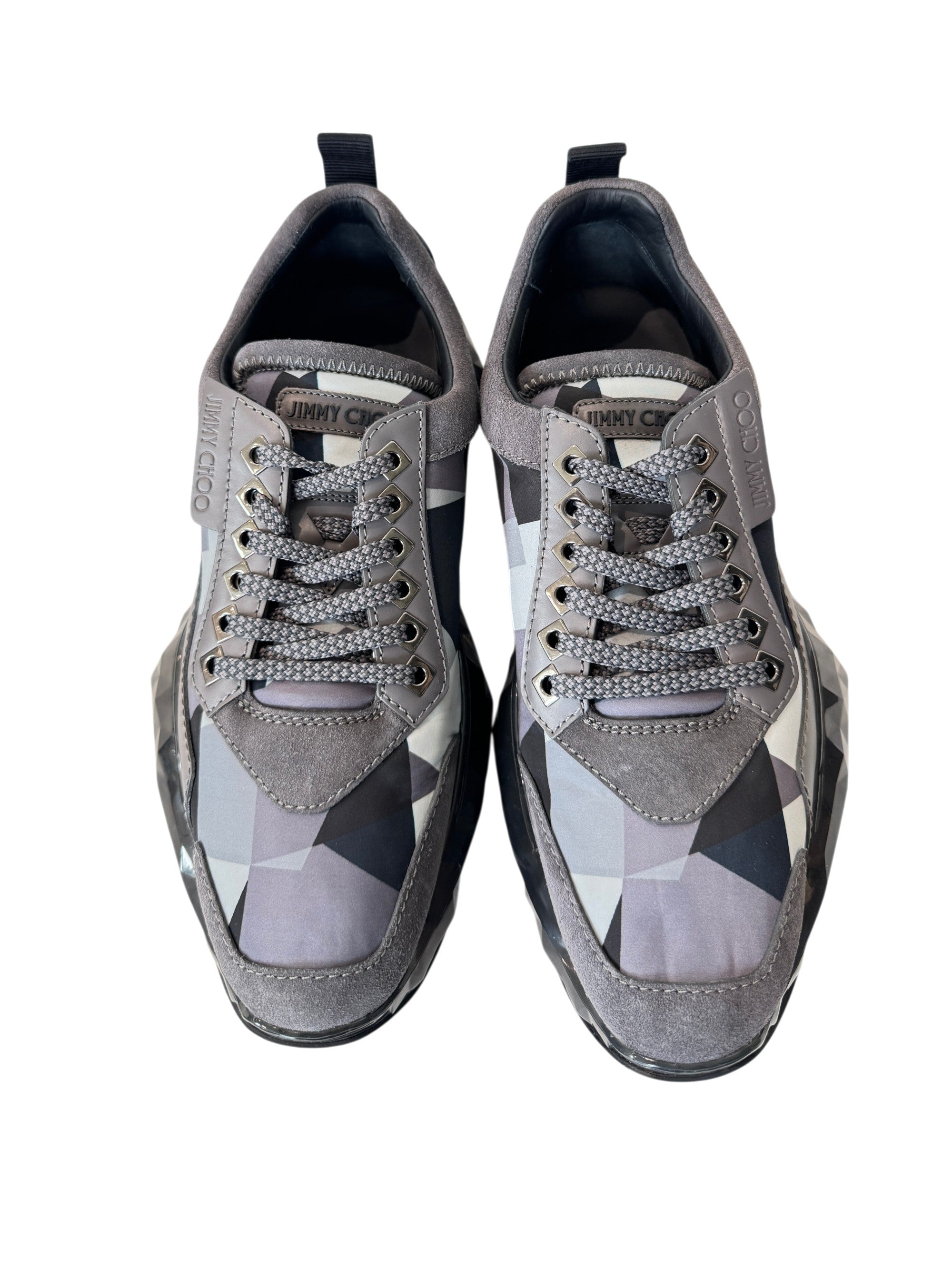 Jimmy Choo Diamond Sneaker Blue/Silver Size 8 UK