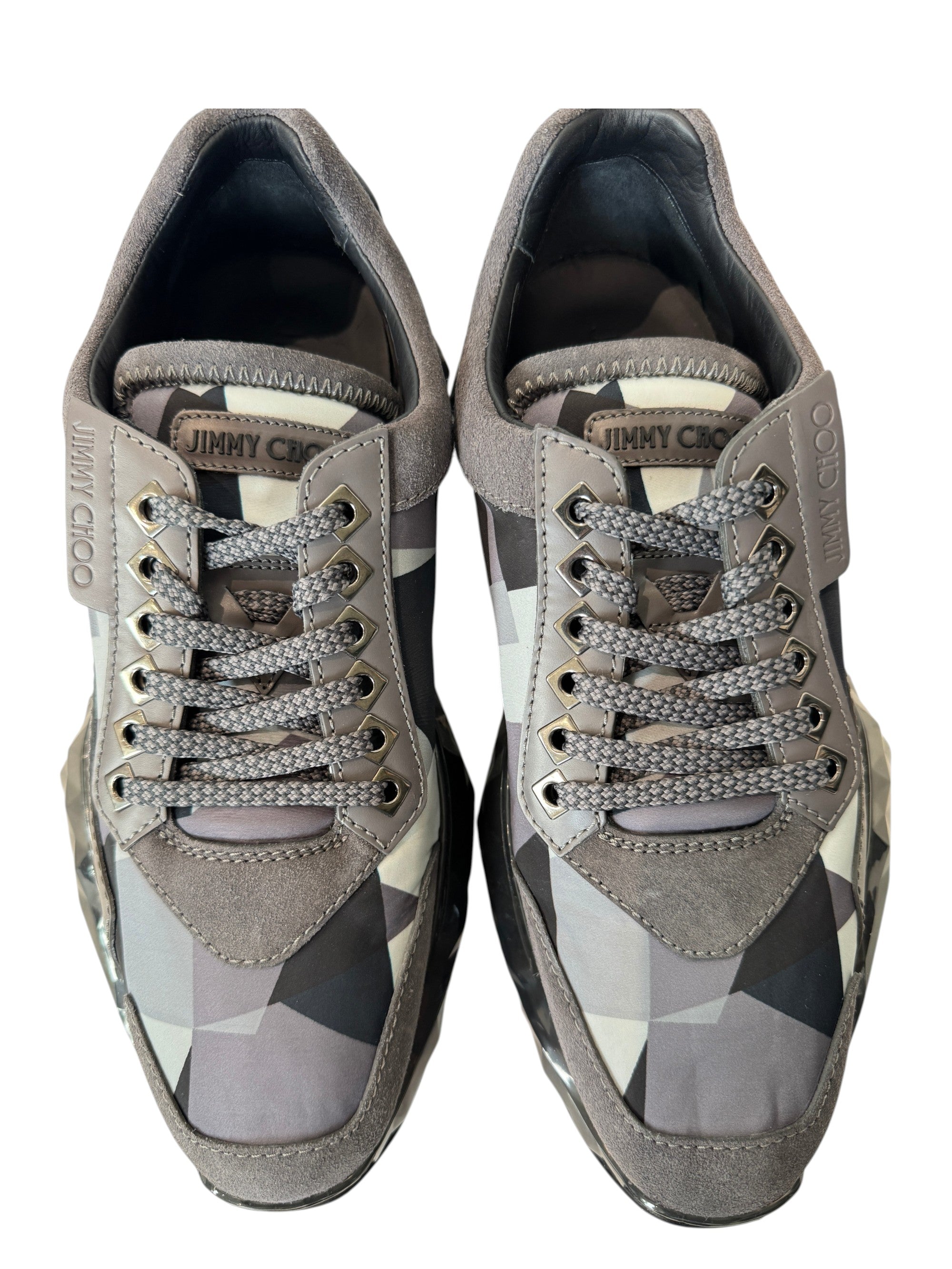 Jimmy Choo Diamond Sneaker Blue/Silver Size 8 UK