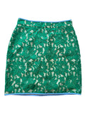 MSGM Milano Lace Green Gonna Mini Skirt Size 8-10 UK