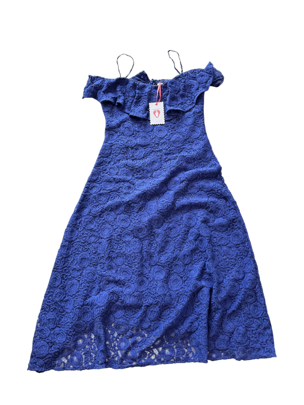 Shrimps Honor Blue Lace Dress Size 10 UK