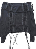 Helmut Lang Black Aviator Mini Skirt Size 10 UK
