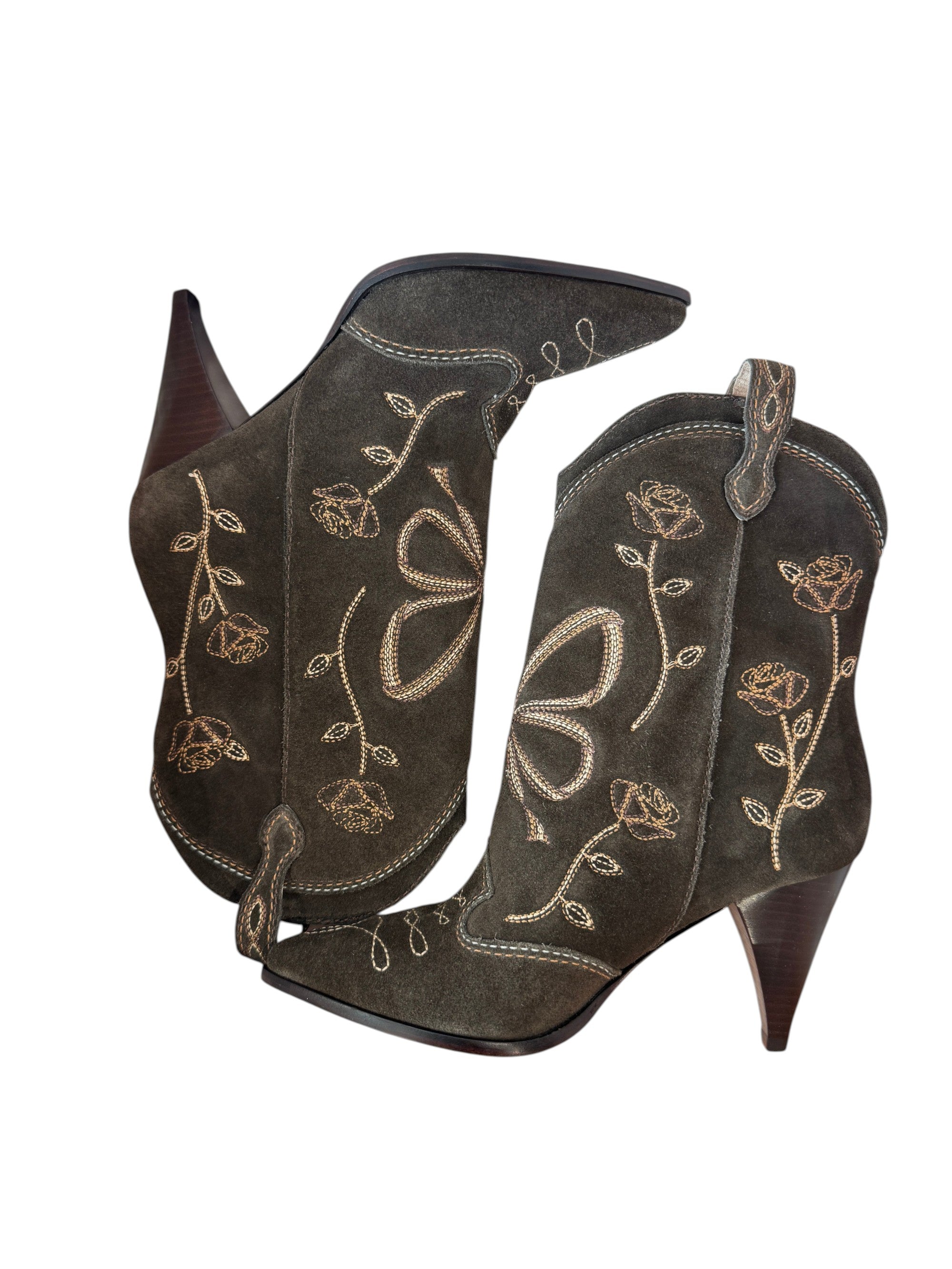 Sophia Webster Wonderlust Boot in Tan & Cognac Size 4 UK