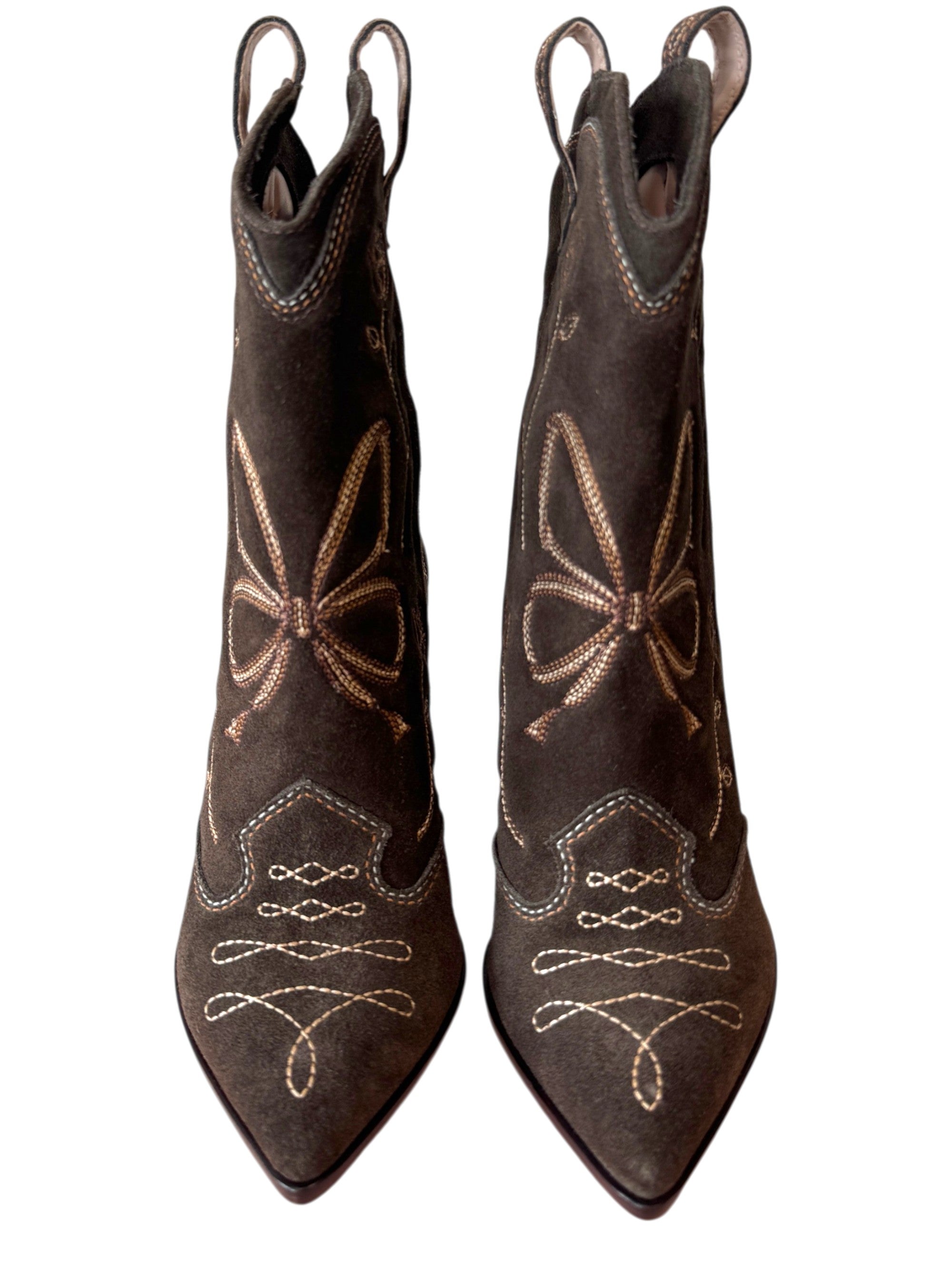 Sophia Webster Wonderlust Boot in Tan & Cognac Size 4 UK