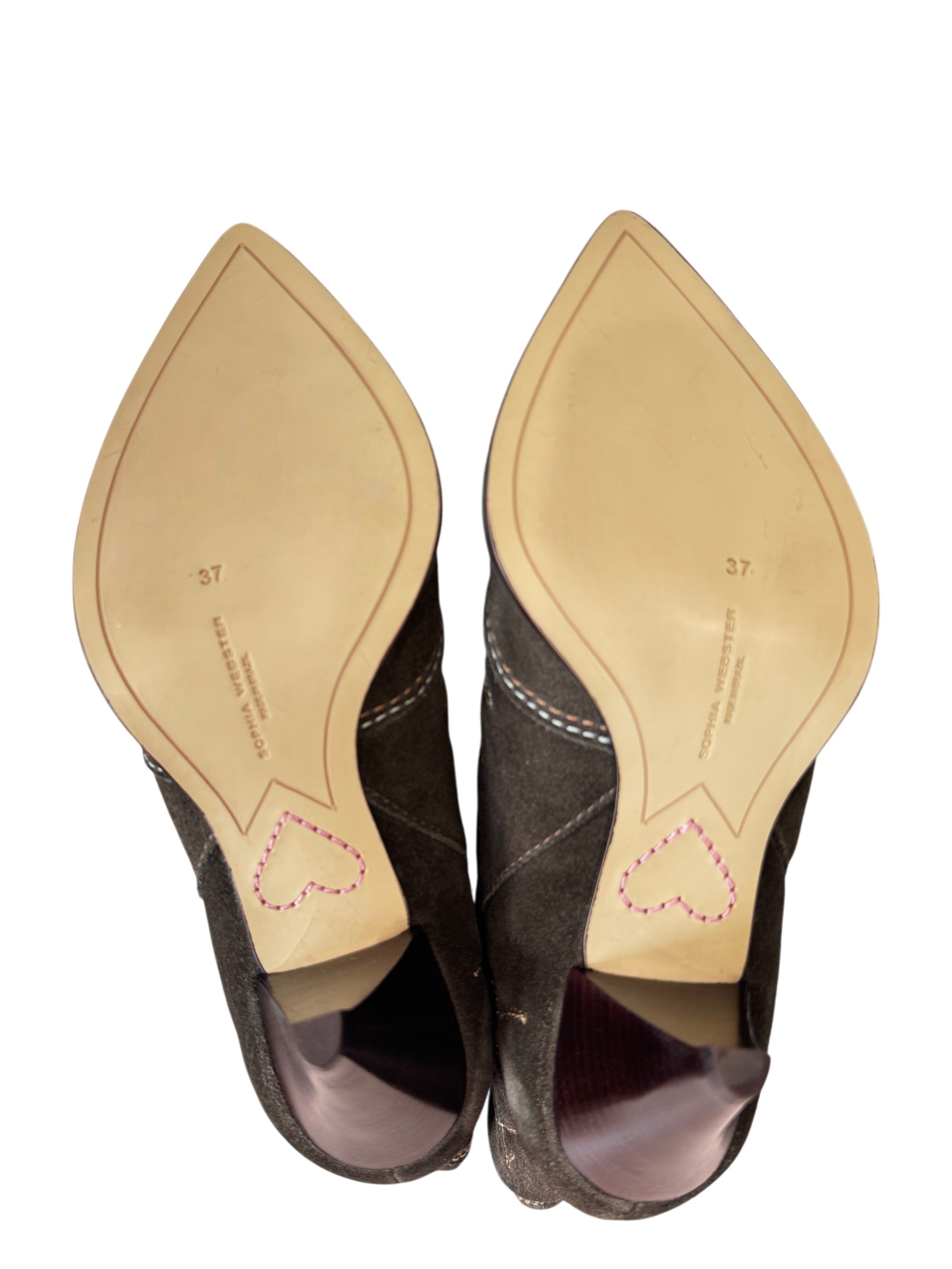 Sophia Webster Wonderlust Boot in Tan & Cognac Size 4 UK