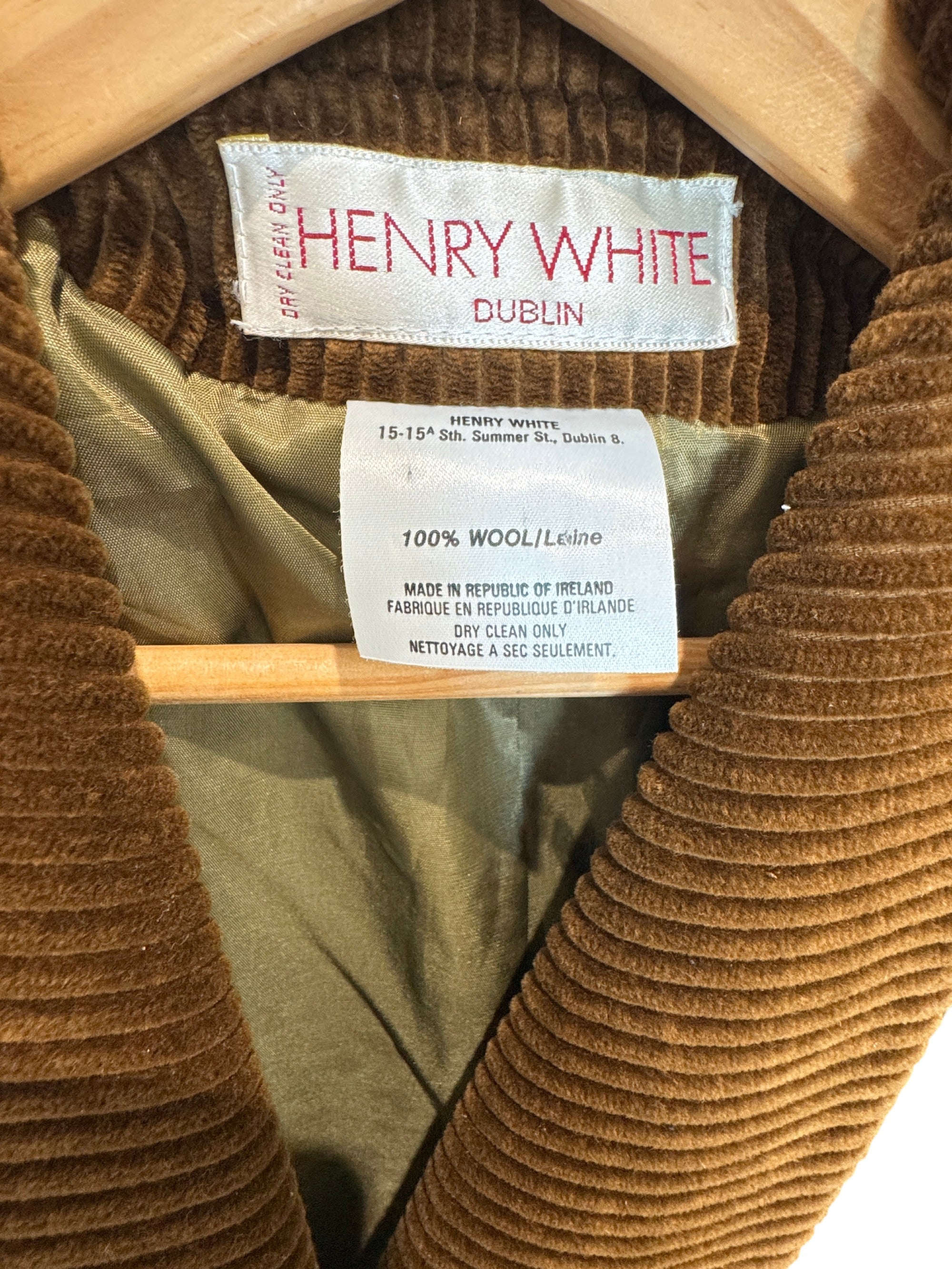 Vintage Henry White Country/Heritage Blazer Size 12-14 UK