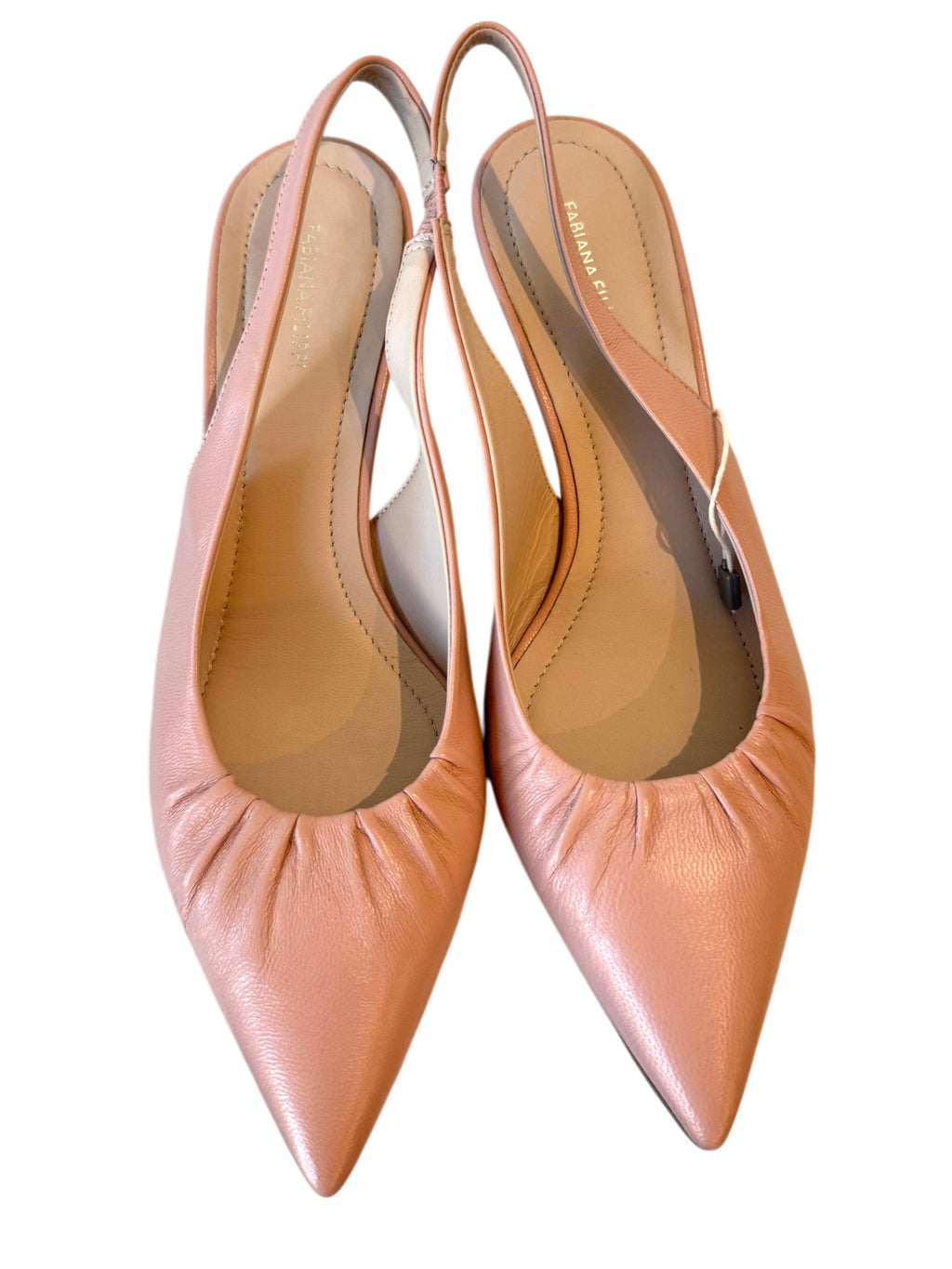 Fabiana Filippi 55mm Ruched Detailed Pumps Size 4 UK
