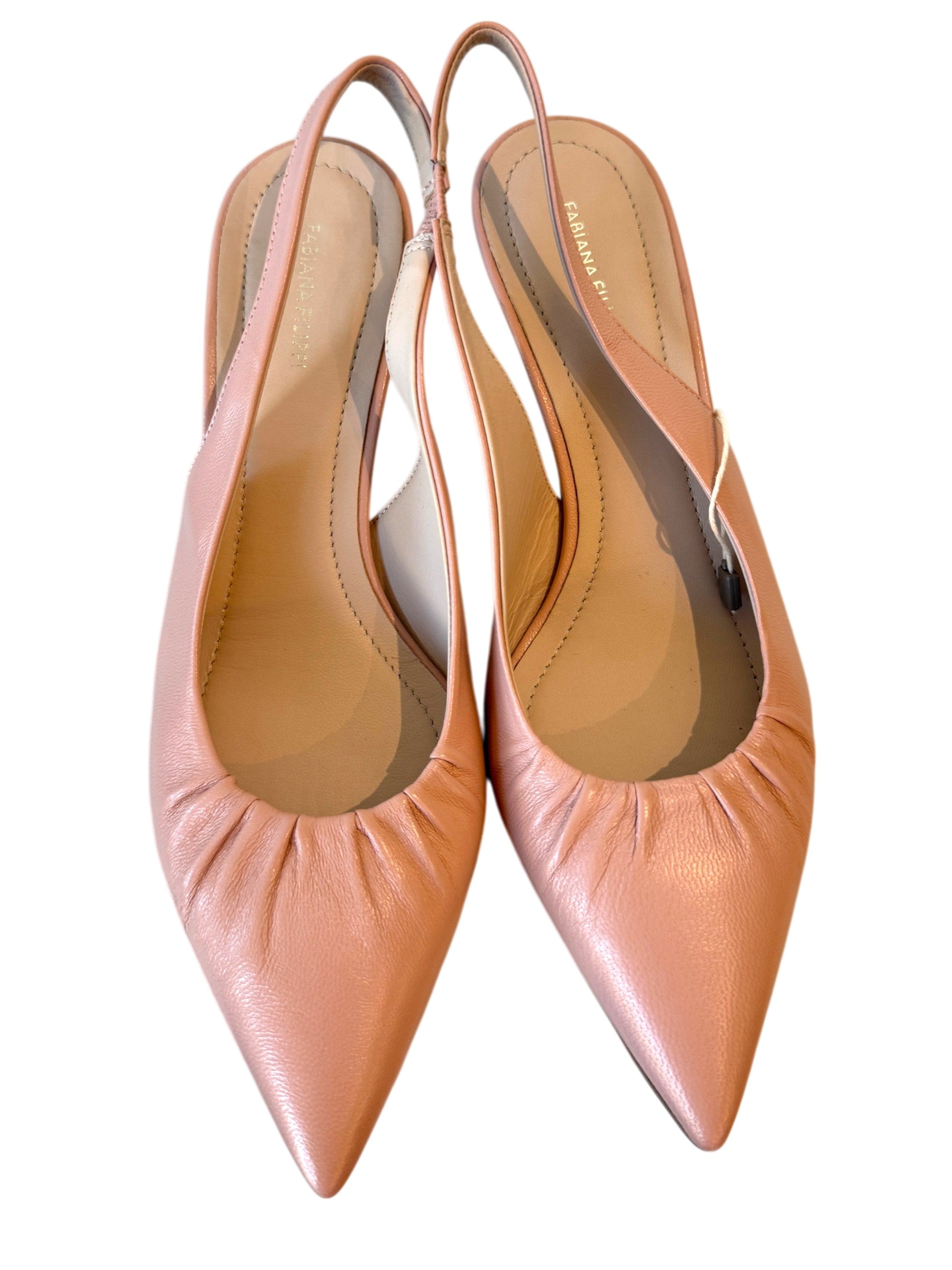 Fabiana Filippi 55mm Ruched Detailed Pumps Size 4 UK