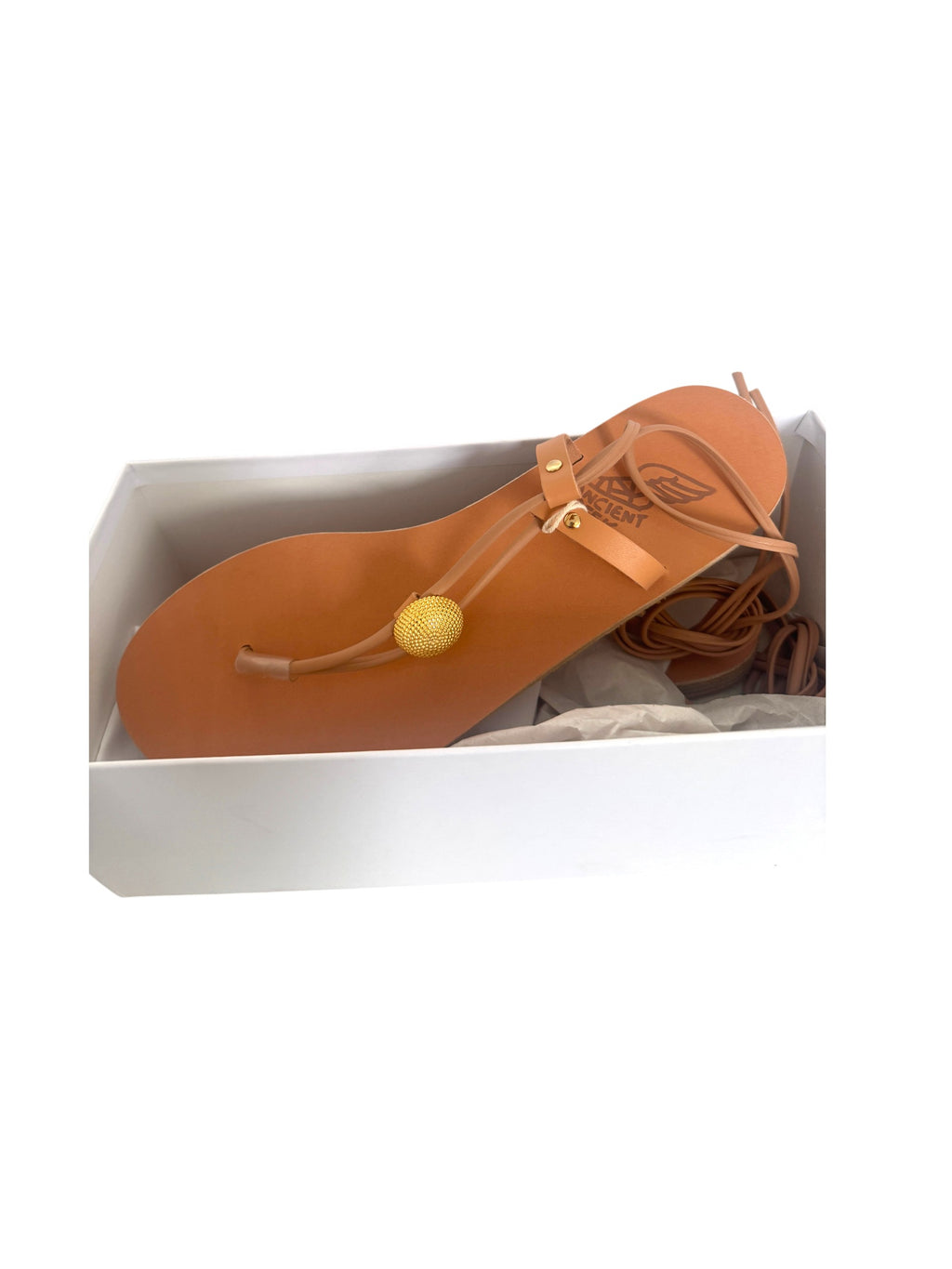 Ancient Greek Sandals Persephone Embellished Sandals Size 7 UK