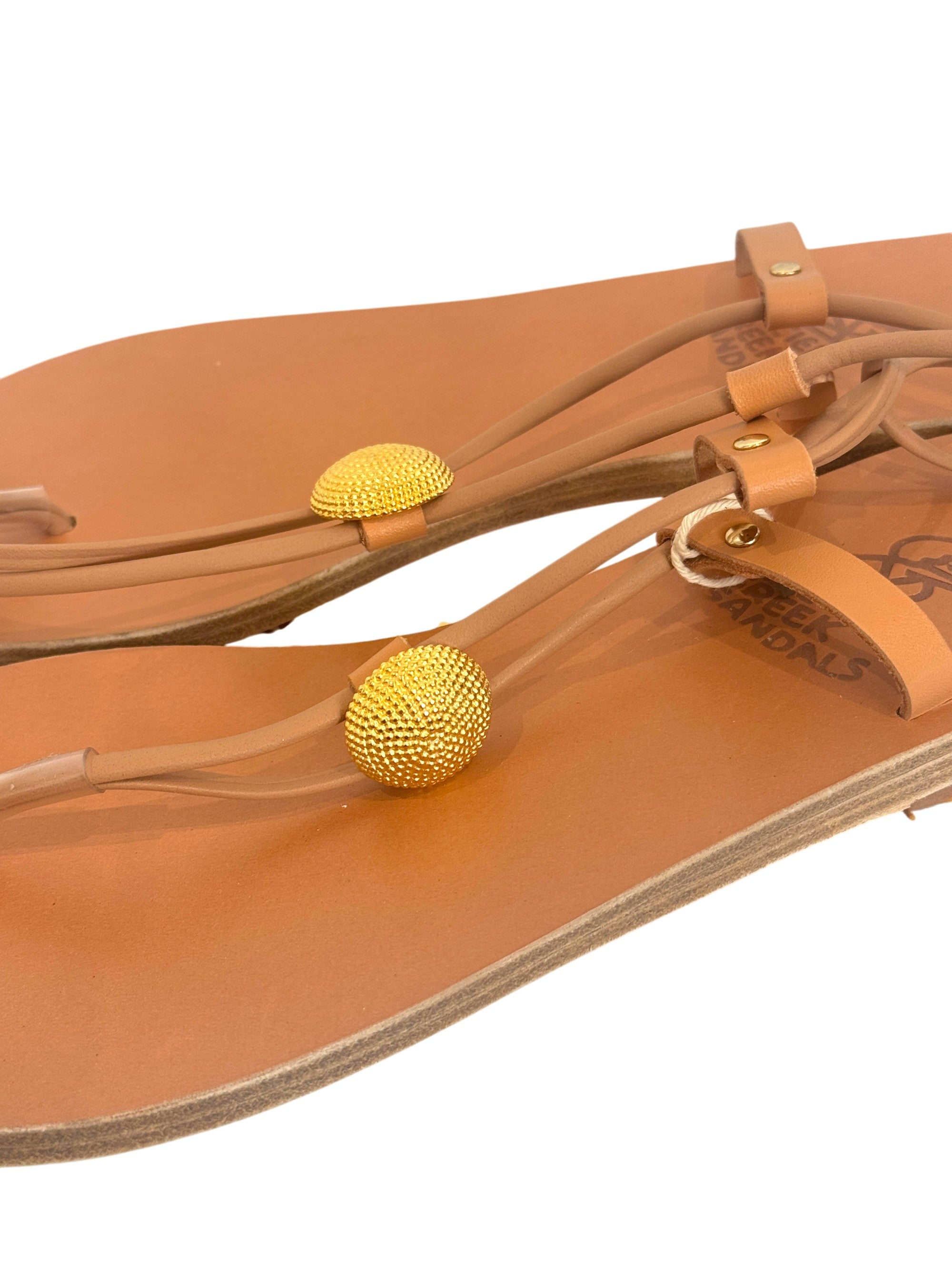 Ancient Greek Sandals Persephone Embellished Sandals Size 7 UK