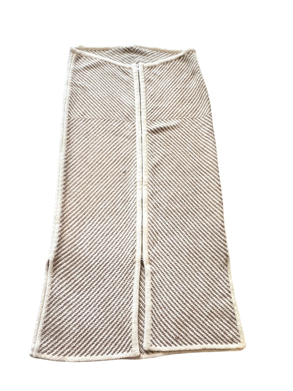 Joseph Ultra Soft Jacquard Knit Midi Skirt Size M