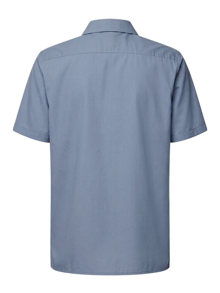 Neuw Cave Short Sleeve Shirt Grey Blue Size M