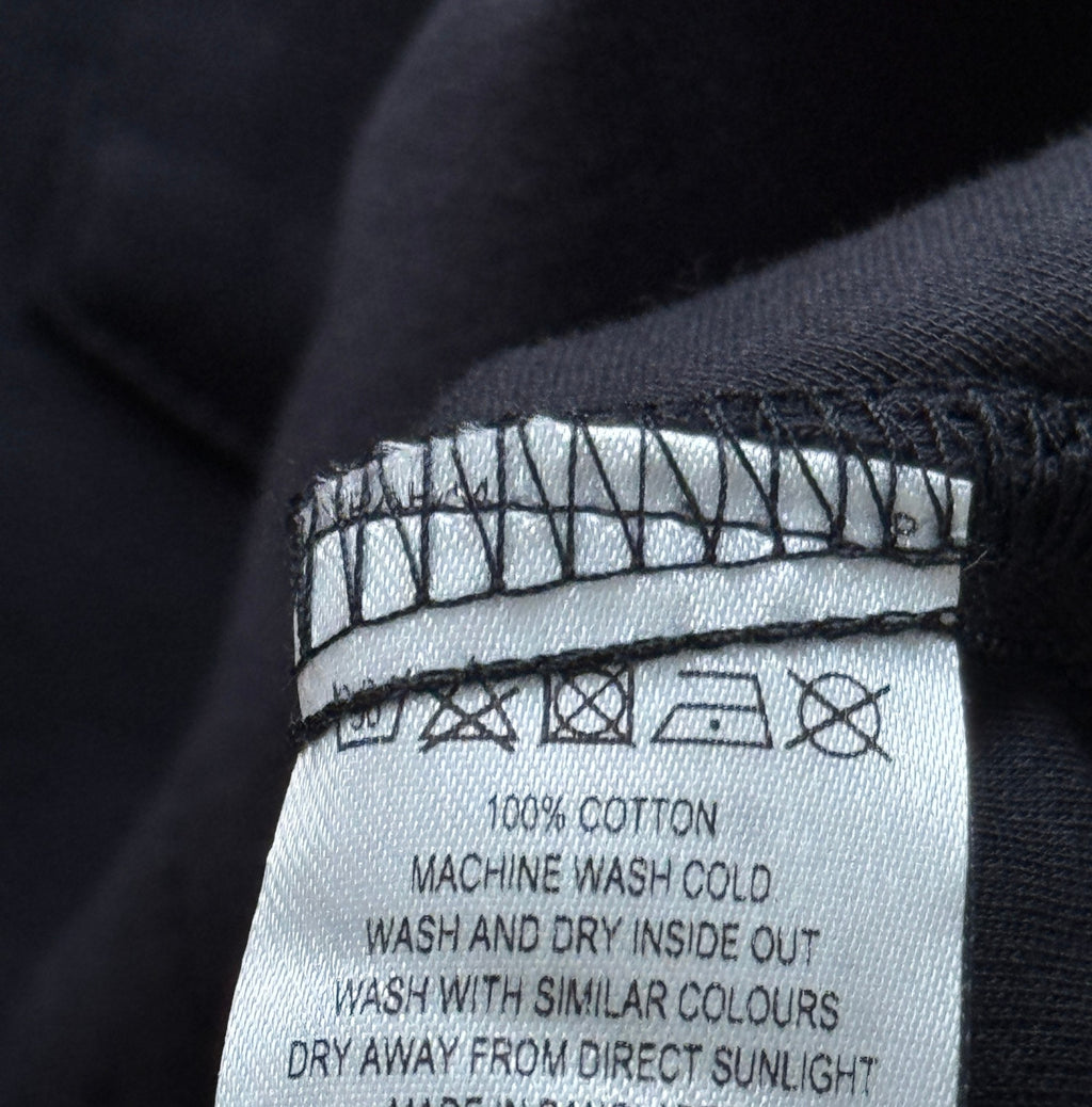 French Connection UK Dark Navy Blue Stretchy Cotton Long Sleeve Shirt Size M