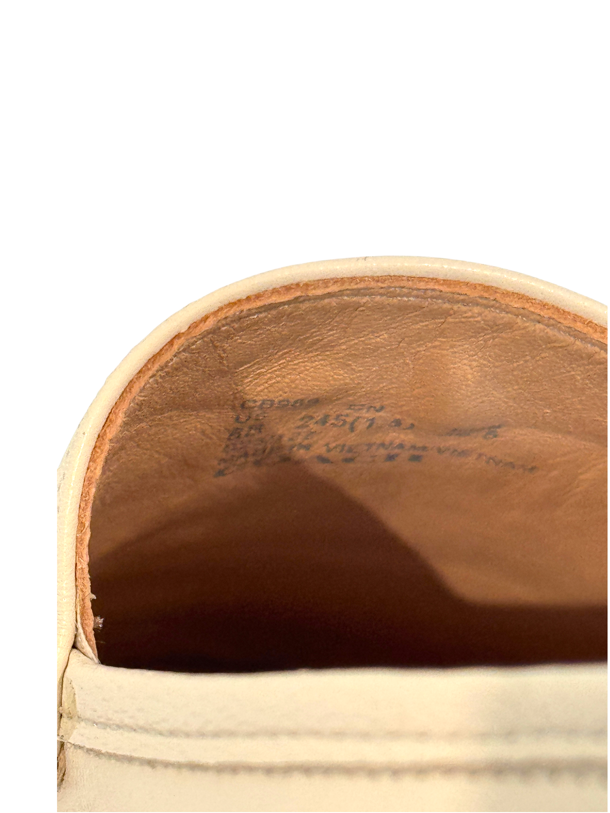 Coach Hanna Loafer Cream Size 6 UK