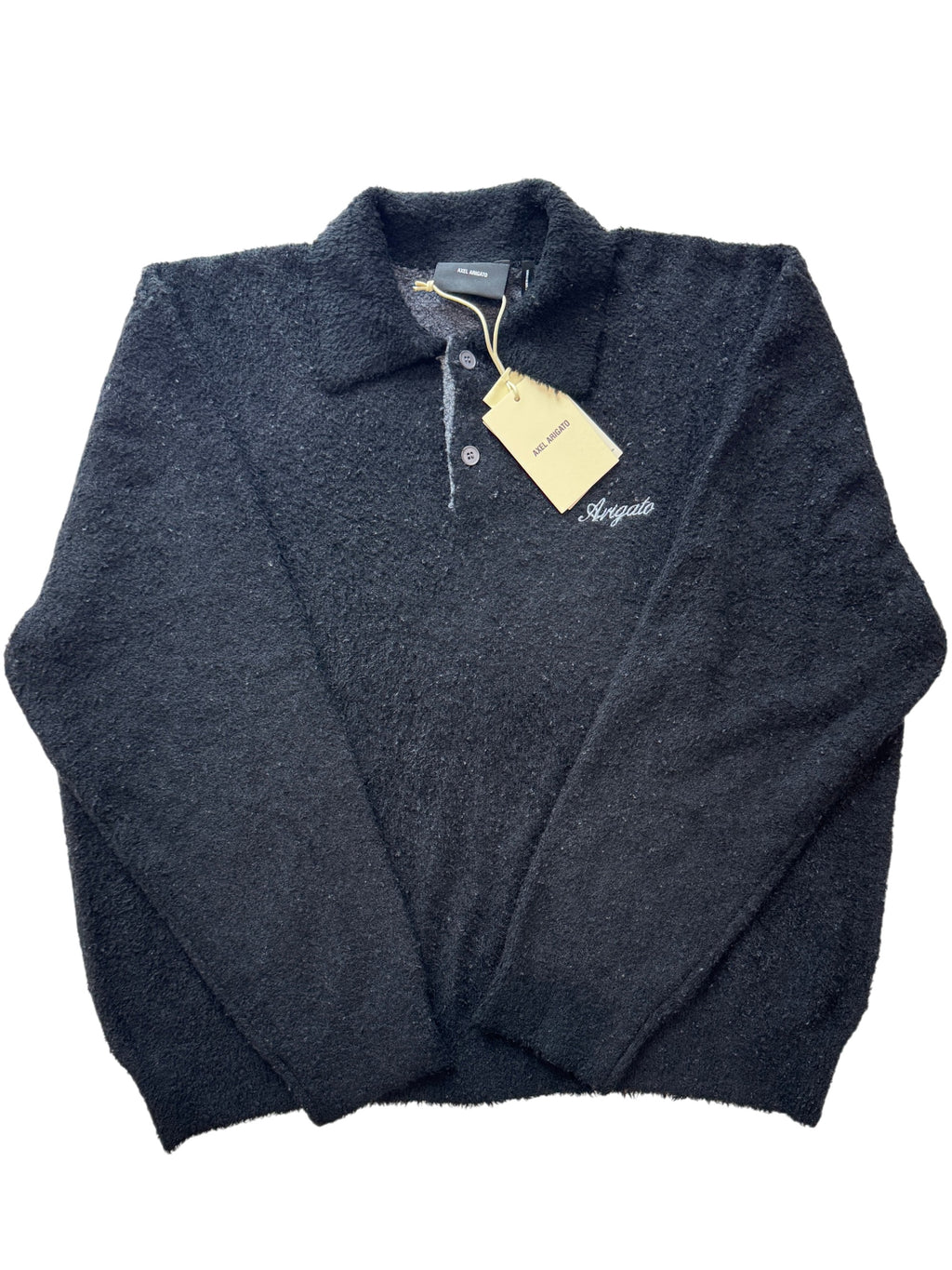 Axel Arigato Passage Polo Sweater Black Size L