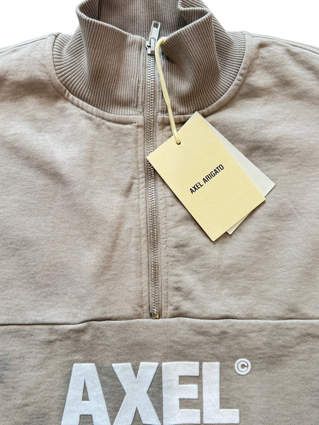 Axel Arigato Adios Halfzip Sweatshirt Grey Size XS