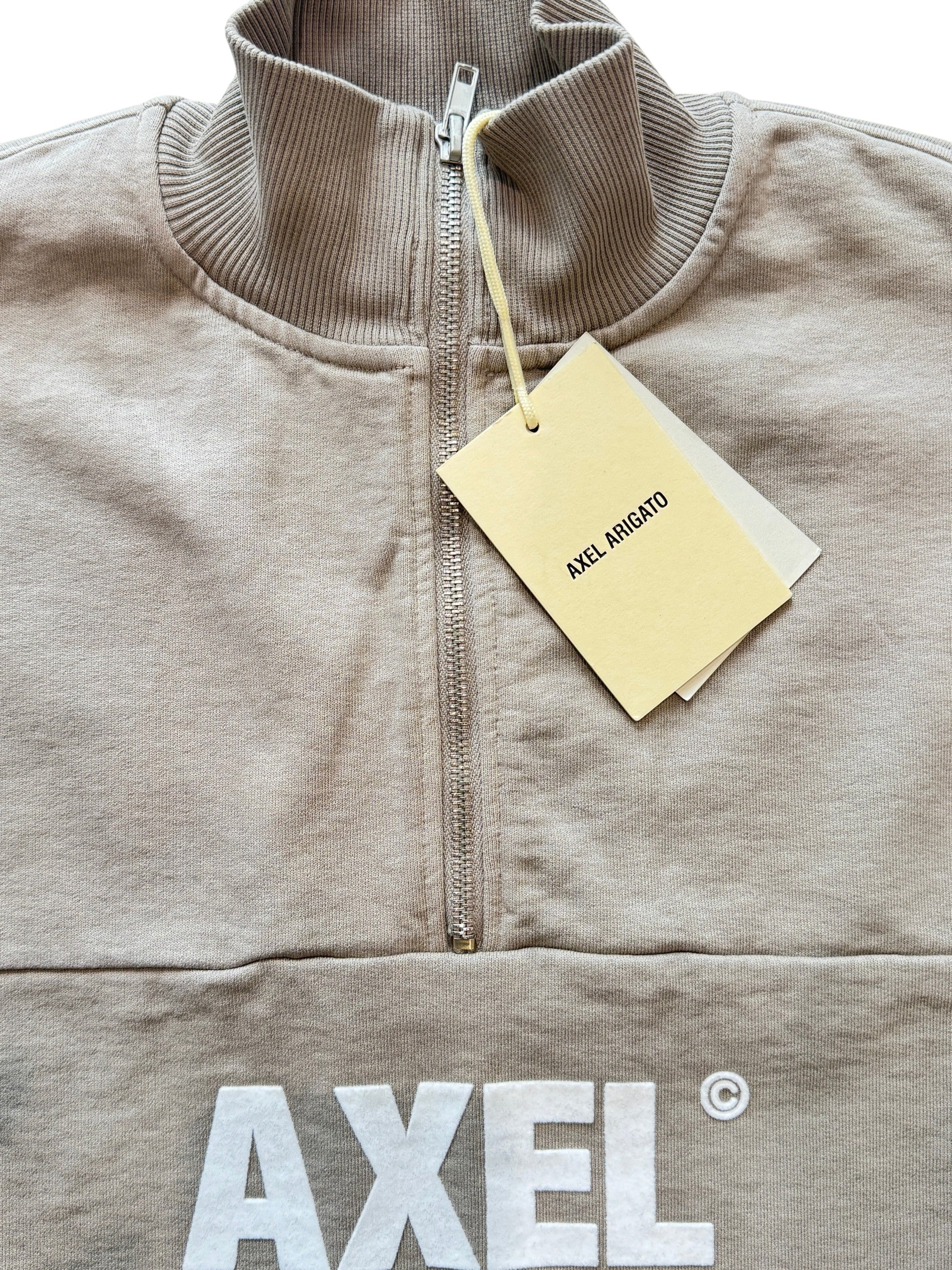 Axel Arigato Adios Halfzip Sweatshirt Grey Size XS