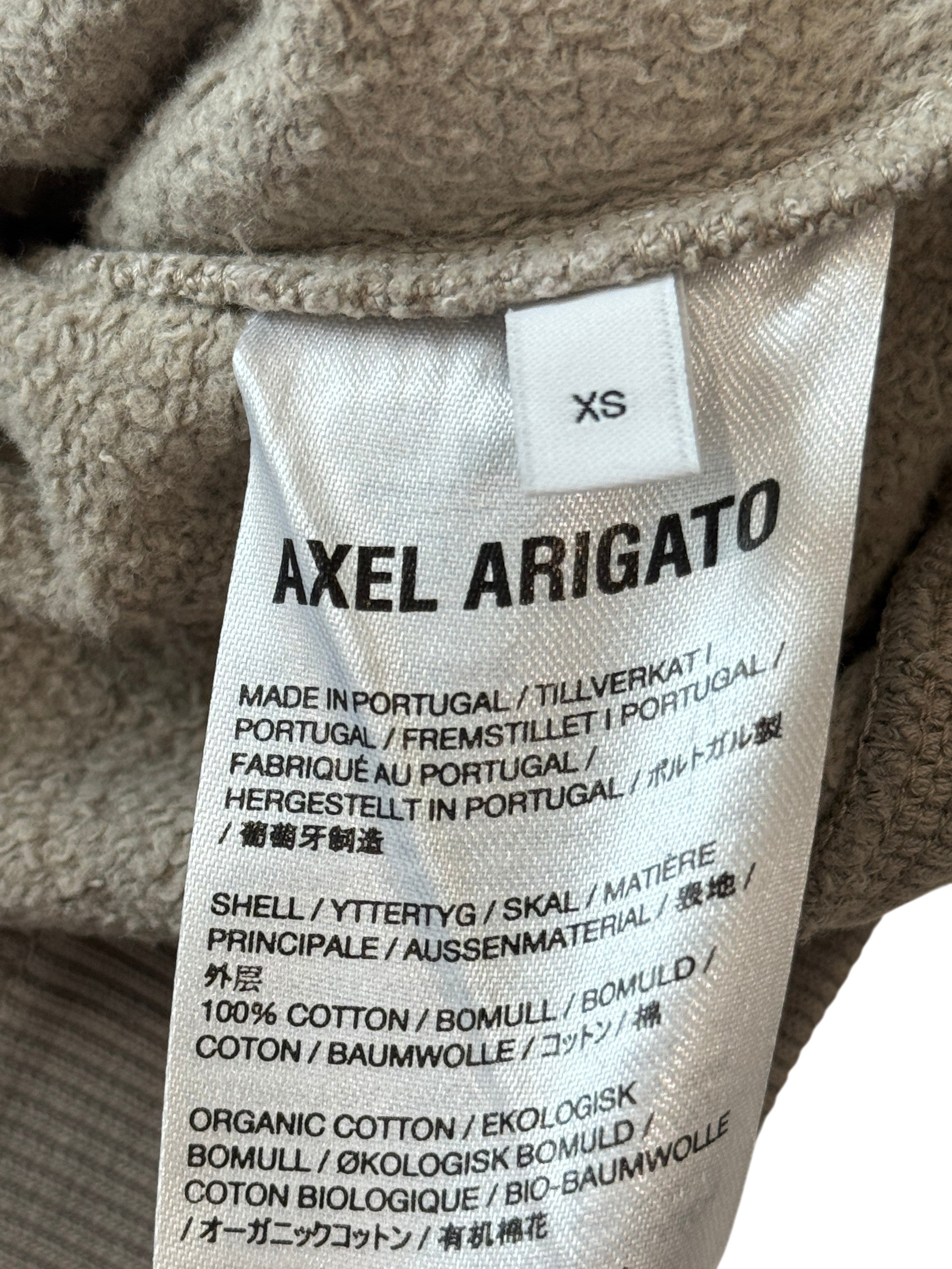 Axel Arigato Adios Halfzip Sweatshirt Grey Size XS