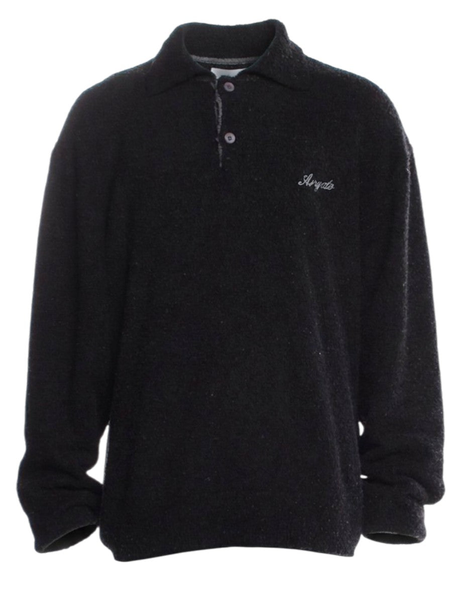 Axel Arigato Passage Polo Sweater Black Size L