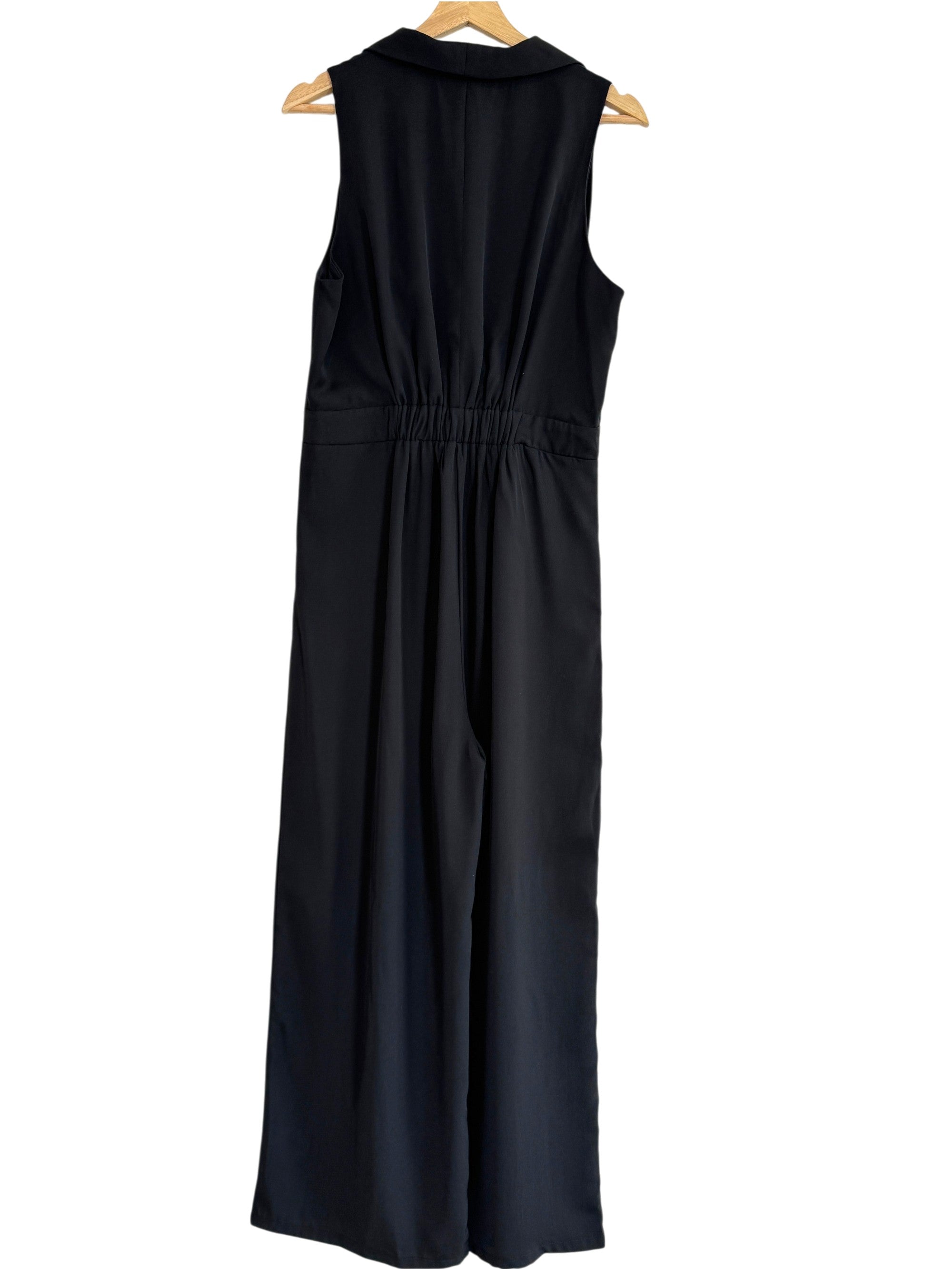 Somerset by Alice Temperley Black Tuxedo Style Jumpsuit Size 12 UK