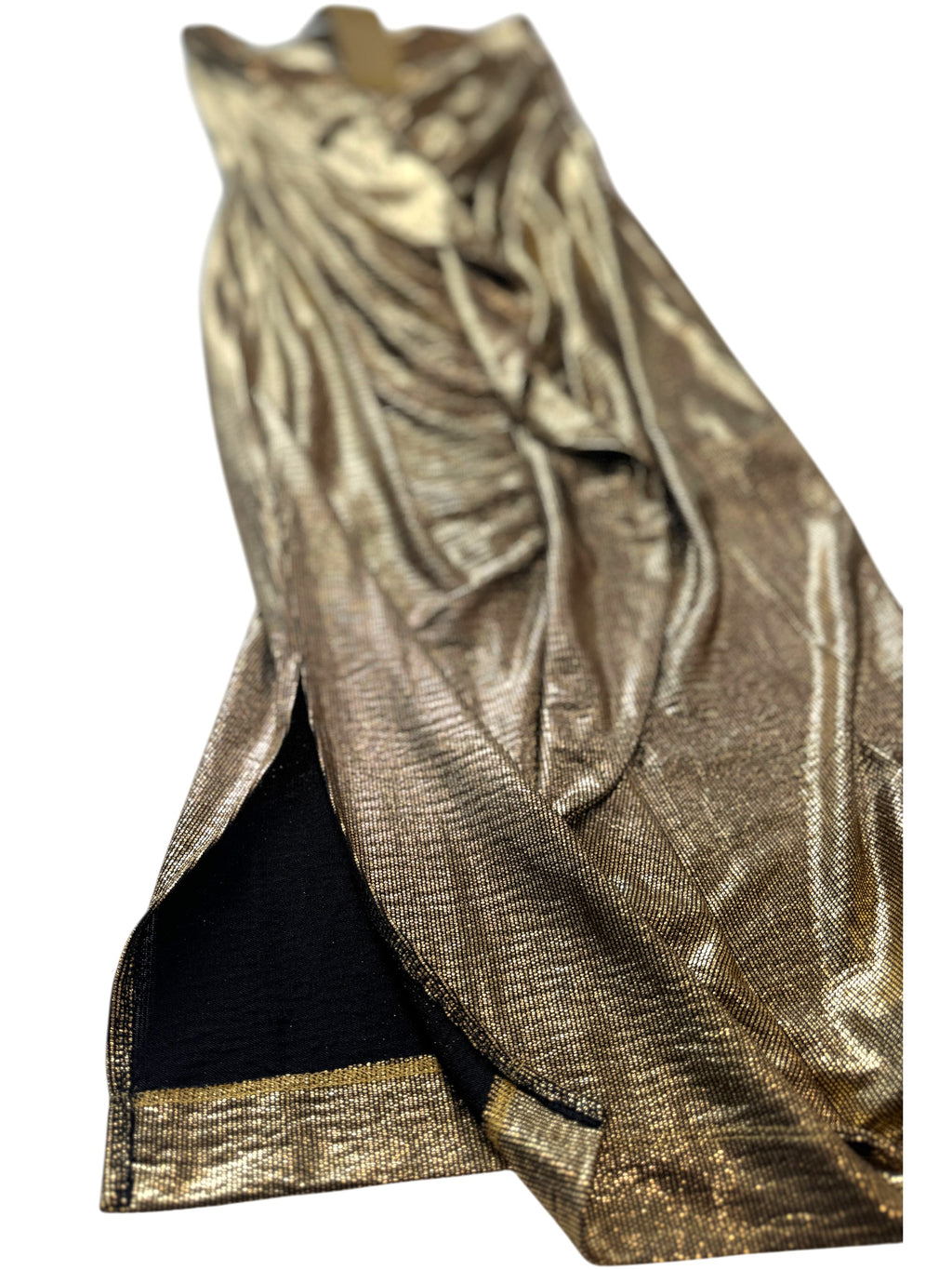 Melissa Odabash Metallic Gold Dress Size S