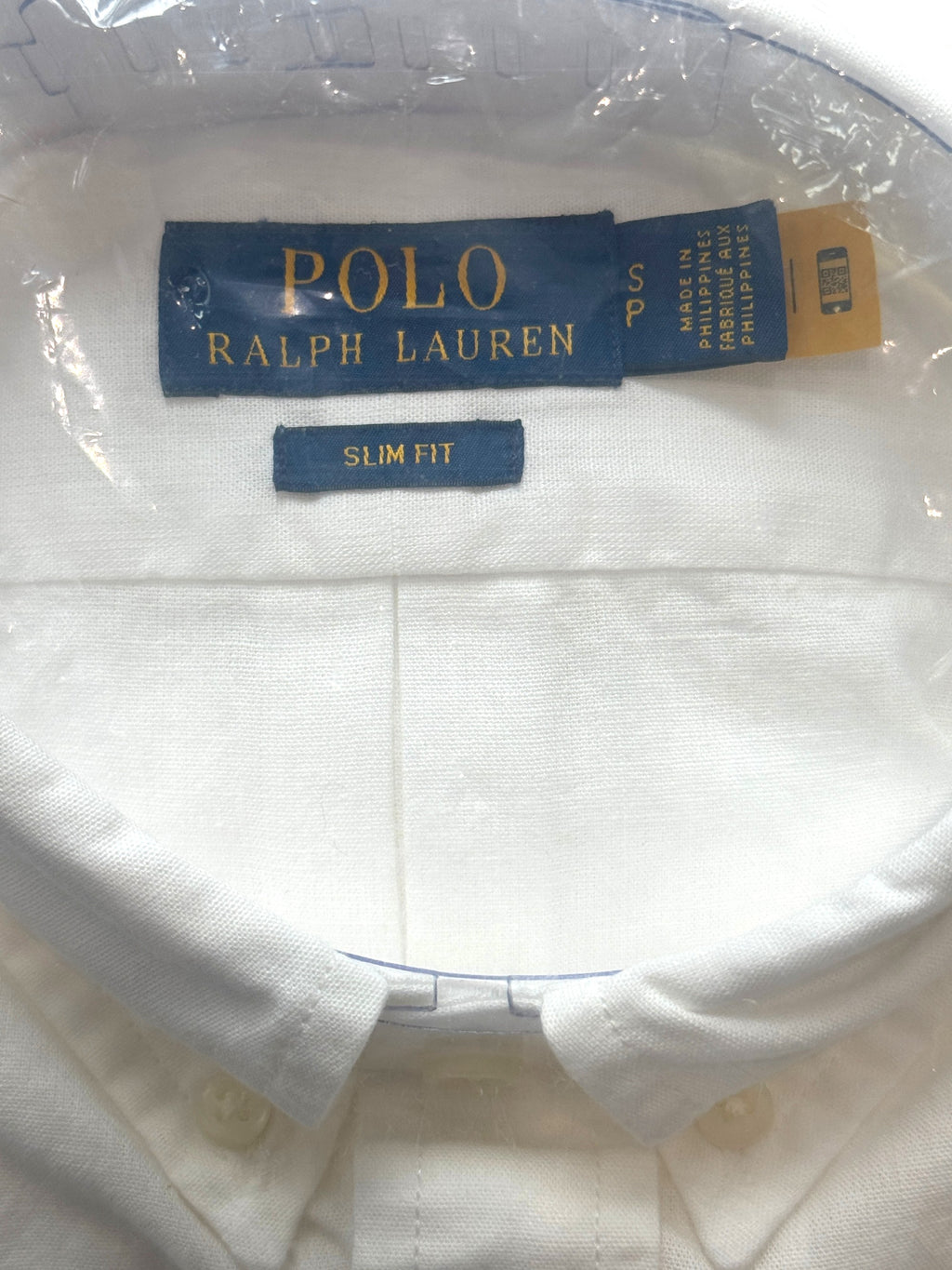 Polo Ralph Lauren Classic White Slim Fit Shirt Size S