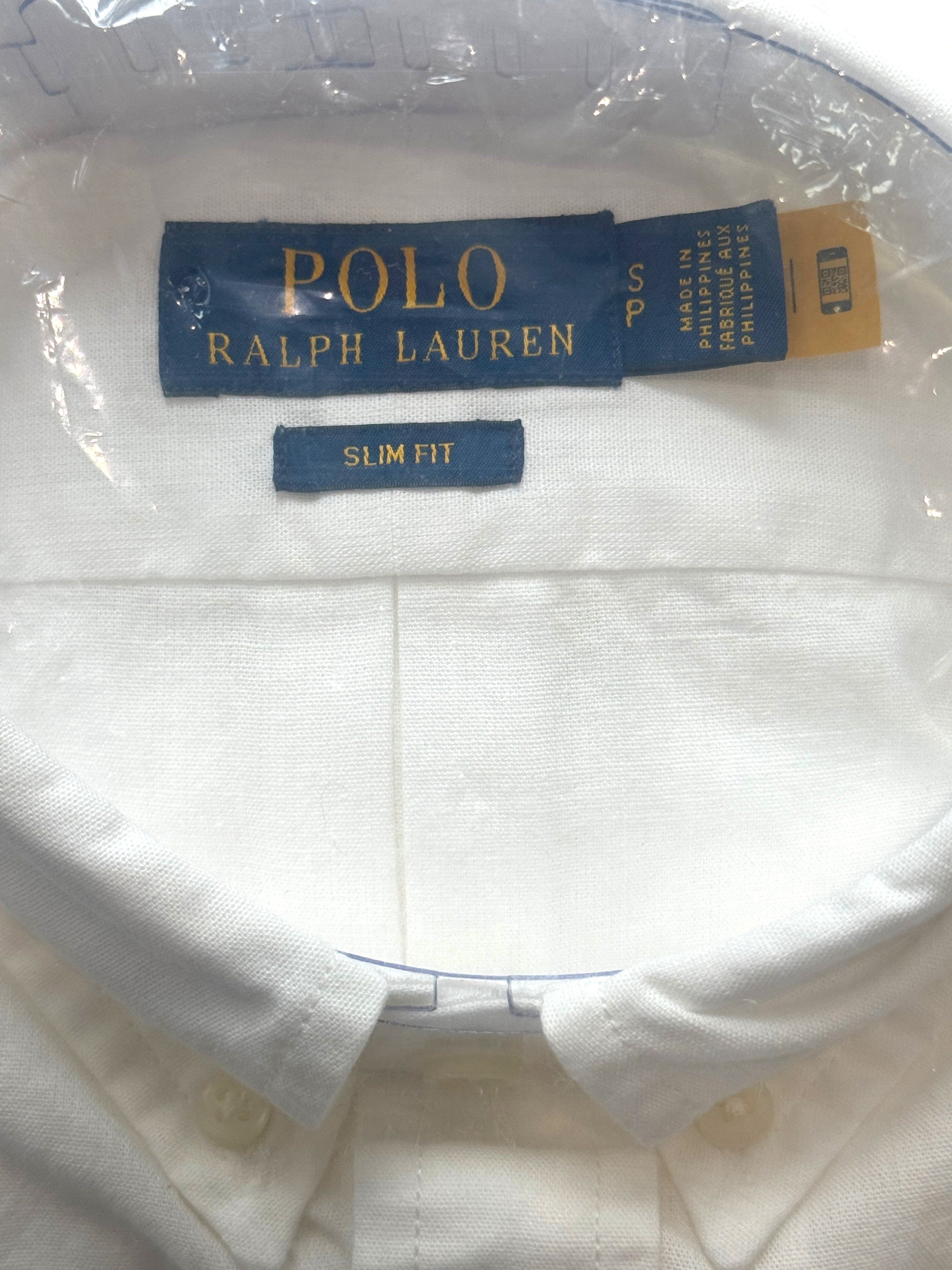 Polo Ralph Lauren Classic White Slim Fit Shirt Size S