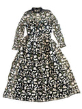 Floral Embroidered Maxi Dress Size 12 UK
