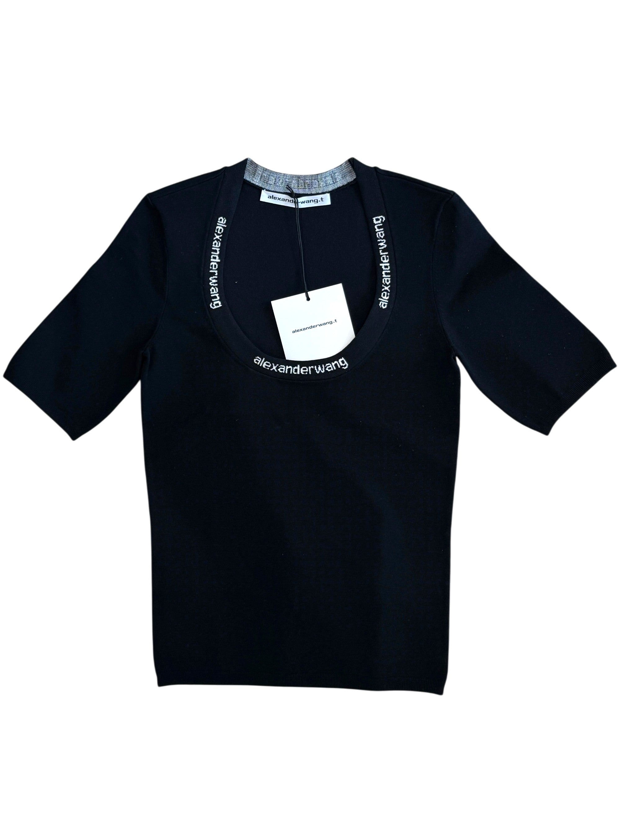 Alexanderwang.T Black Bodycon T-Shirt Size XS