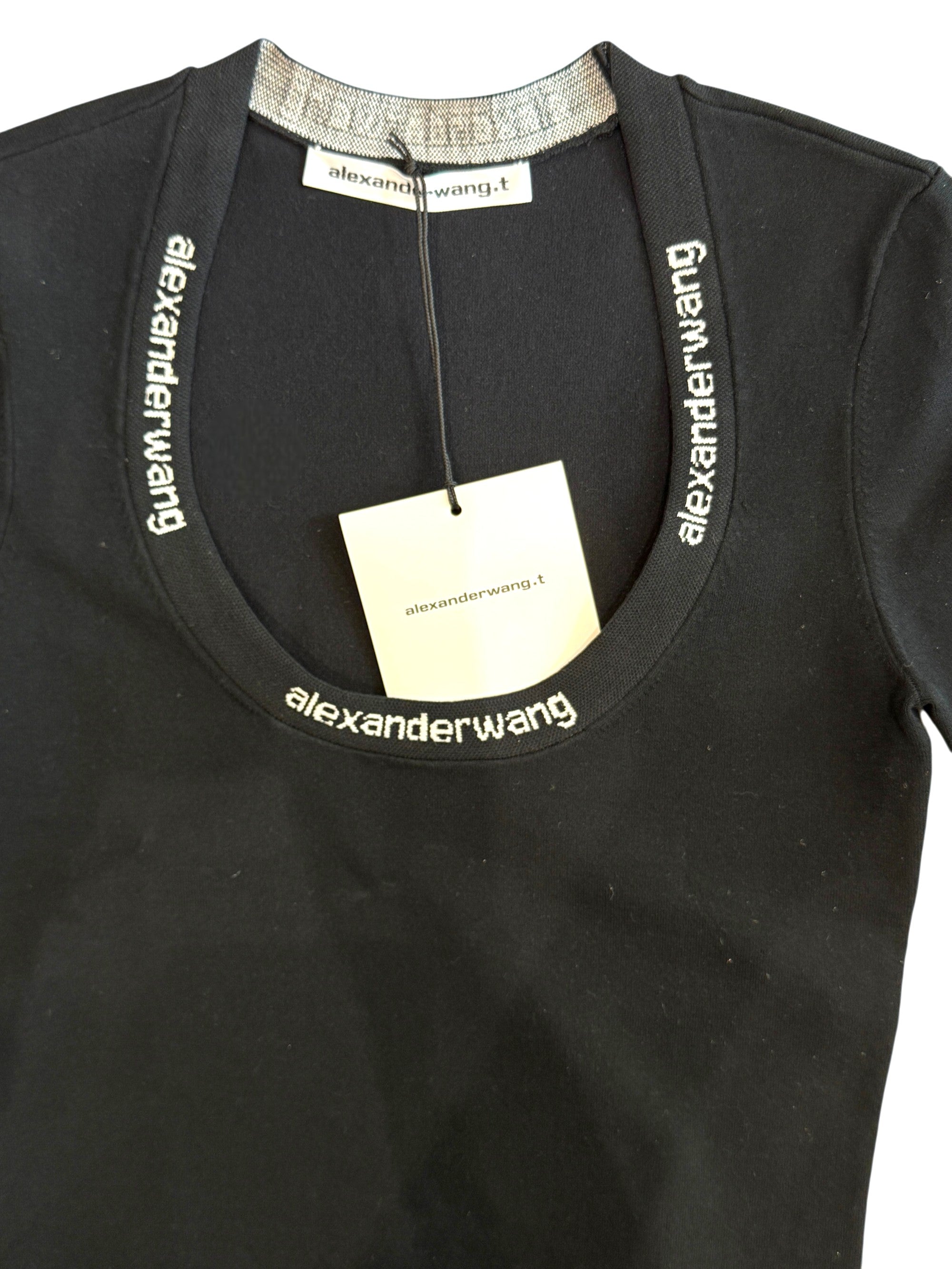 Alexanderwang.T Black Bodycon T-Shirt Size XS