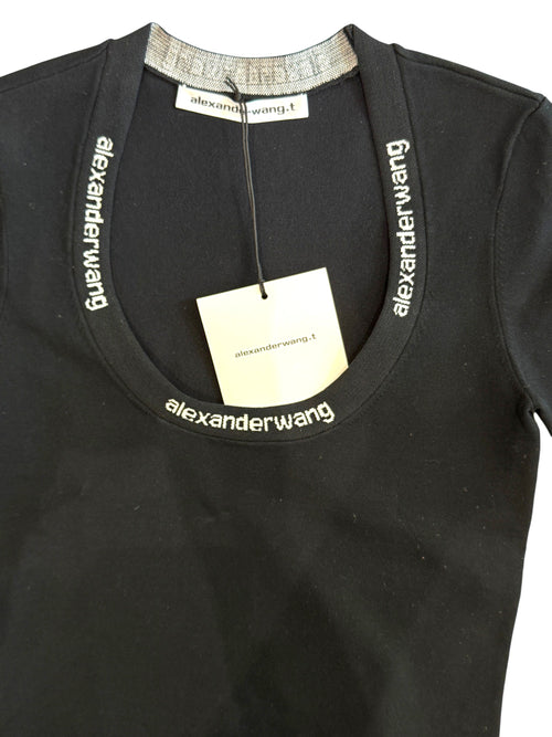 Alexanderwang.T Black Bodycon T-Shirt Size XS