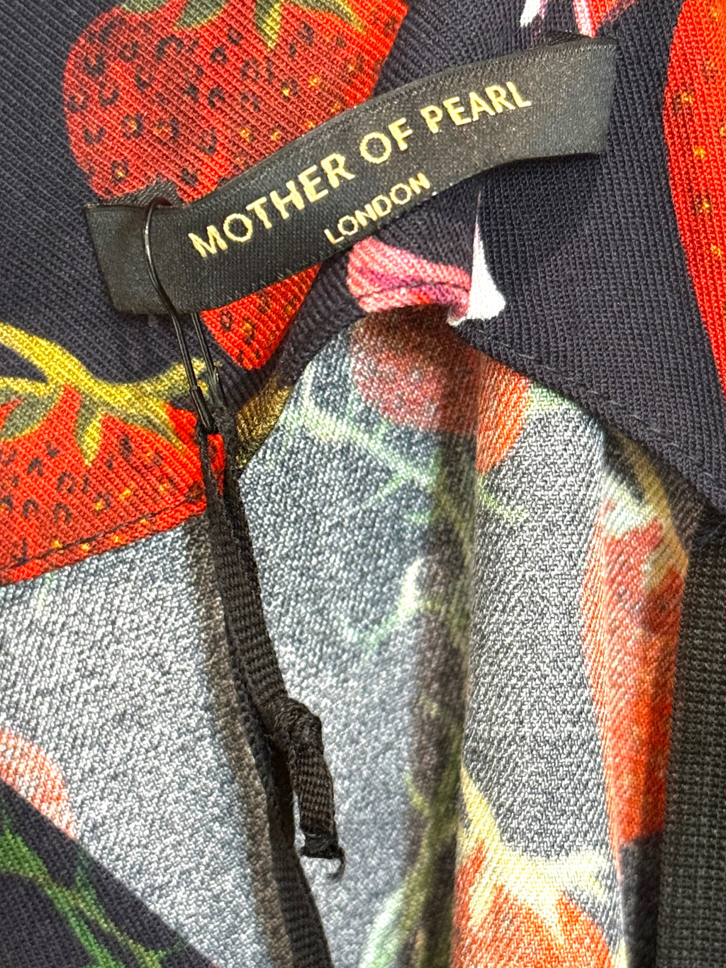 Mother of Pearl Strawberry Nora Dress Size 10 UK