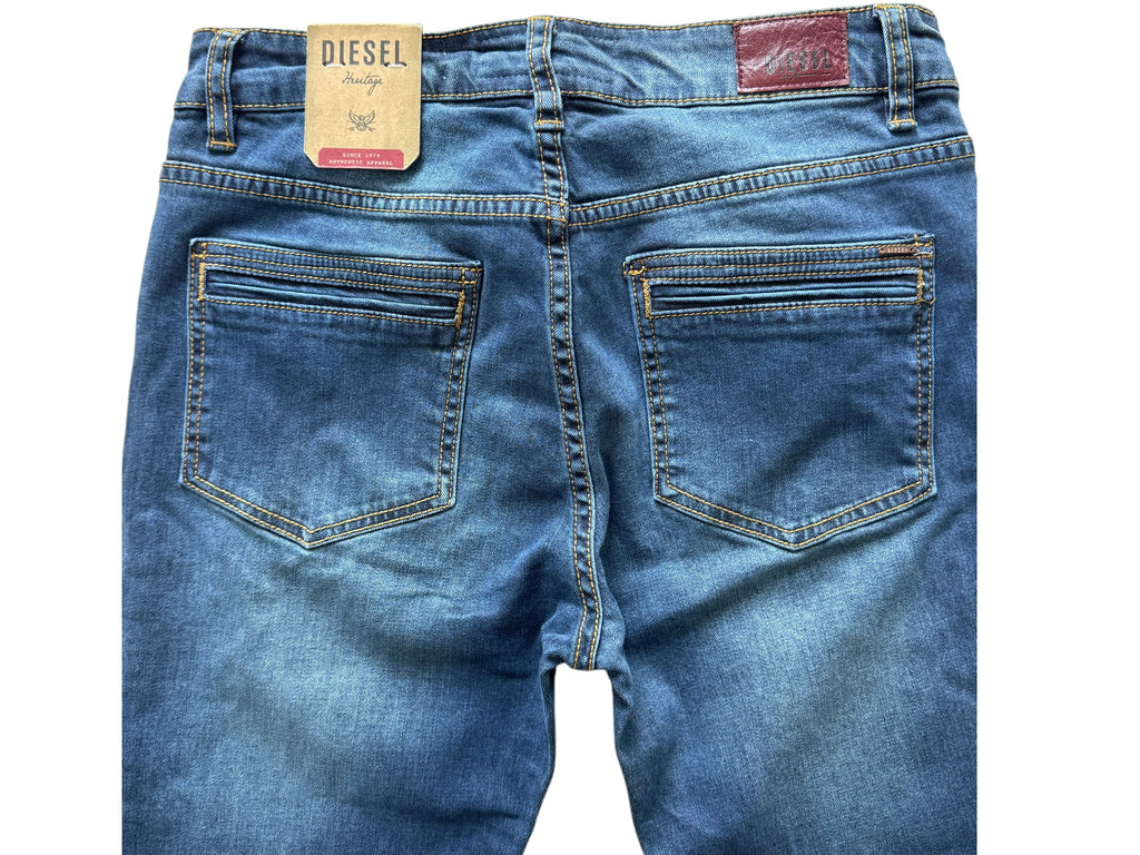 Diesel Dark Blue Bootcut Denim Jeans Size 28W