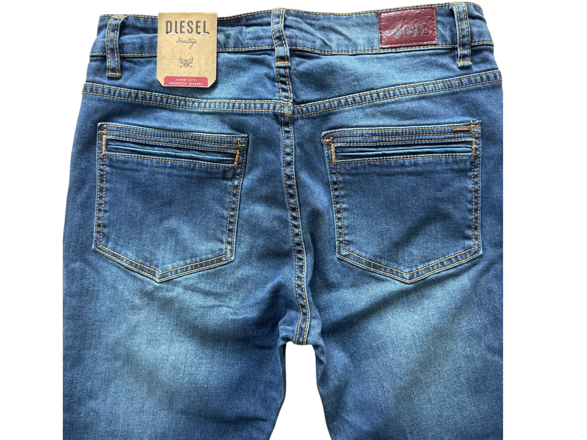 Diesel Dark Blue Bootcut Denim Jeans Size 28W