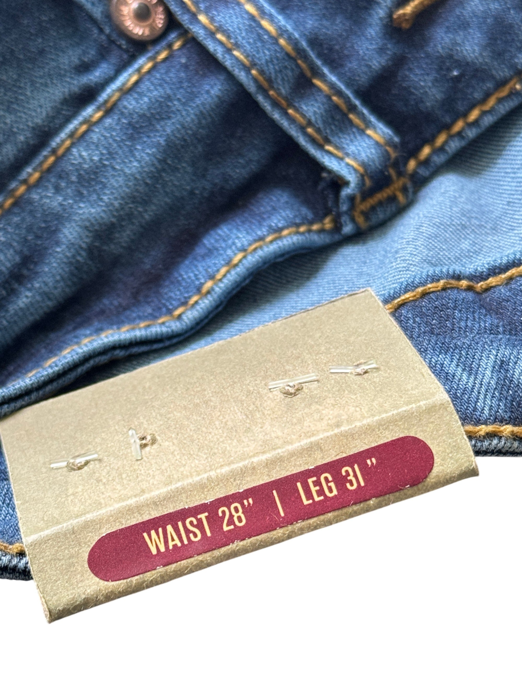 Diesel Dark Blue Bootcut Denim Jeans Size 28W