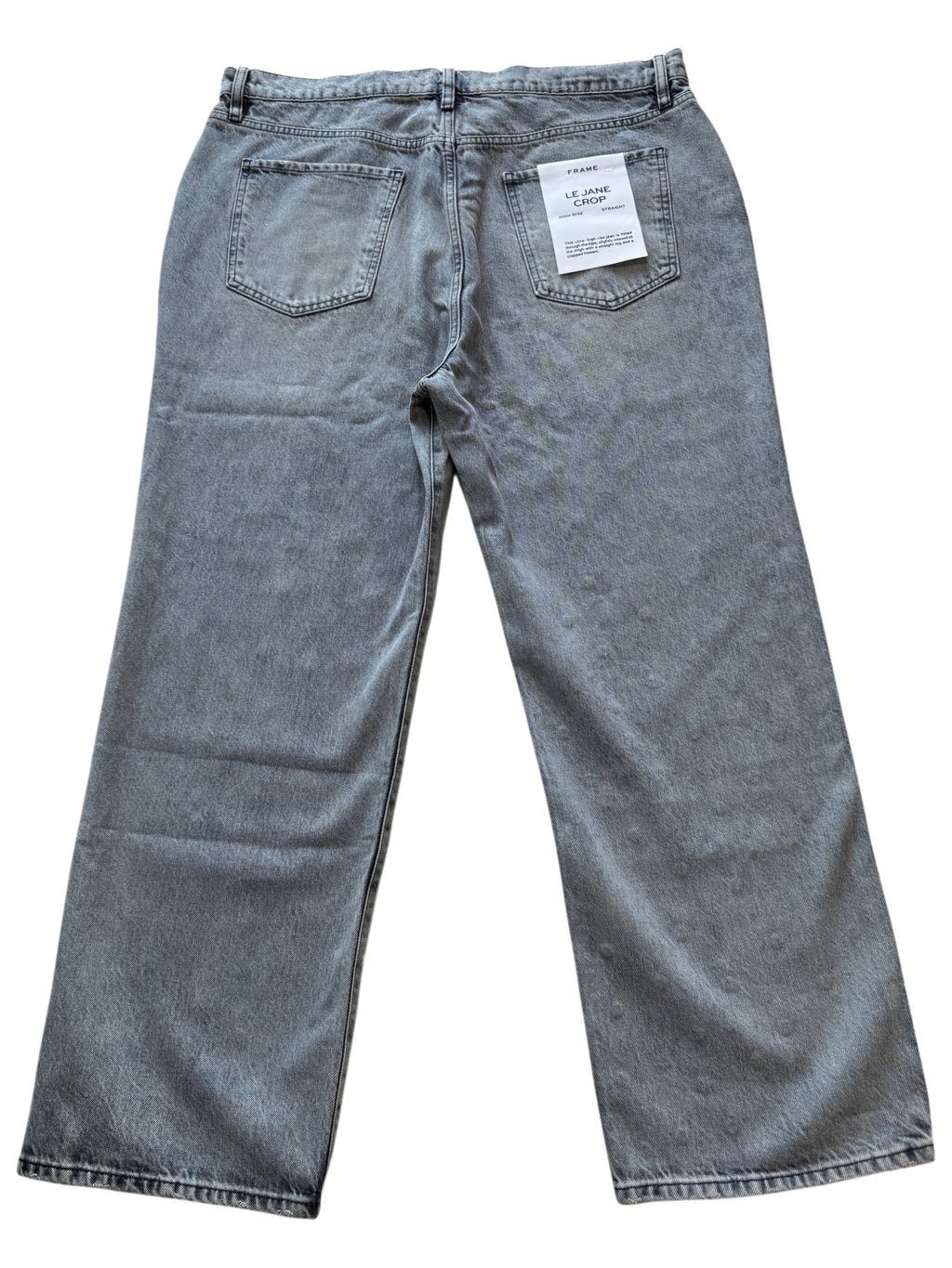 Frame Le Jane Crop Stud Jeans Size 32W